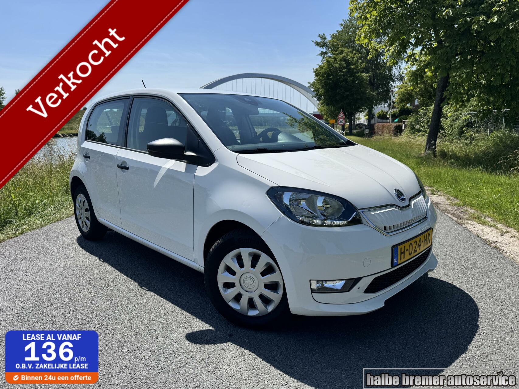 Skoda Citigo E-iv EV Ambition|Climate control|BTW|Dealer ond 2020 - voorkant