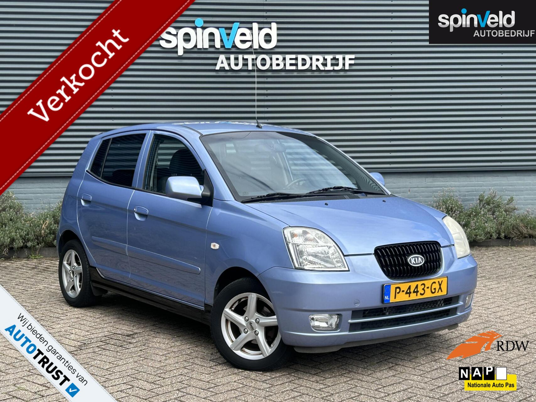 Kia Picanto 1.1 LXE BJ `06 NAP NL Airco AUTOMAAT 5drs 2006 - voorkant