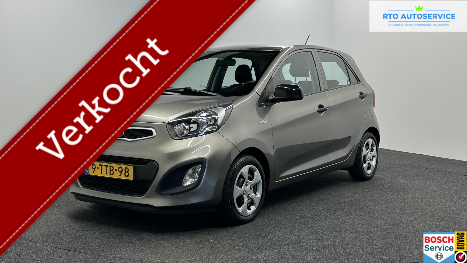 Kia Picanto 1.0 CVVT EconomyLine AIRCO-5 DEURS 2014 - voorkant