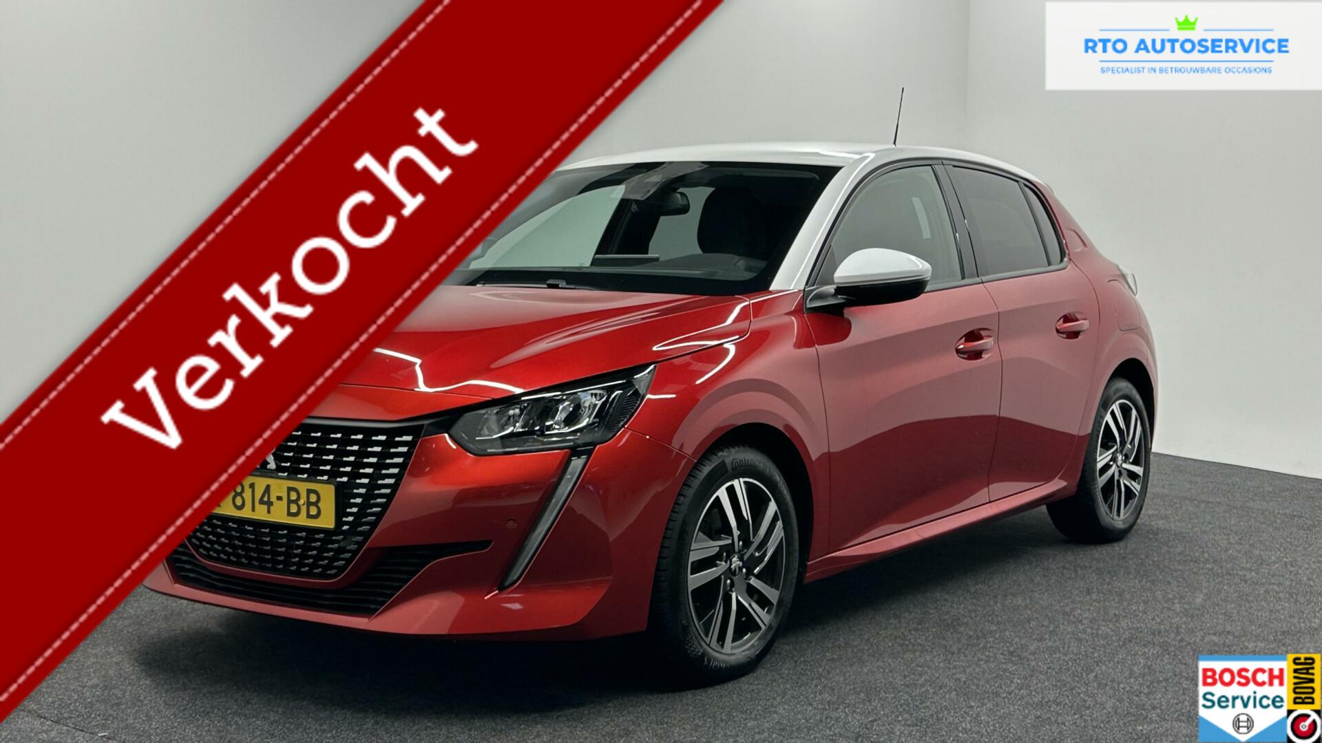 Peugeot 208 1.2 PureTech Blue Lease Allure CARPLAY LM VIRTUAL 2020 - voorkant