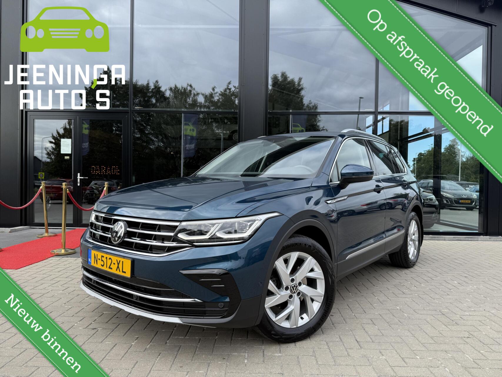 Volkswagen Tiguan 1.5 TSI Elegance J.J|ACC|Camera|ElekTrekhaak 2022 - voorkant