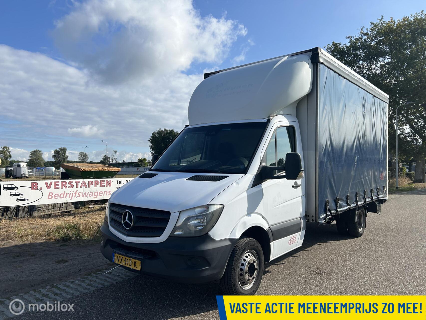 Mercedes-Benz Sprinter 516 CDI HUIFWAGEN + HYDR. LAADKLEP 2016 - voorkant
