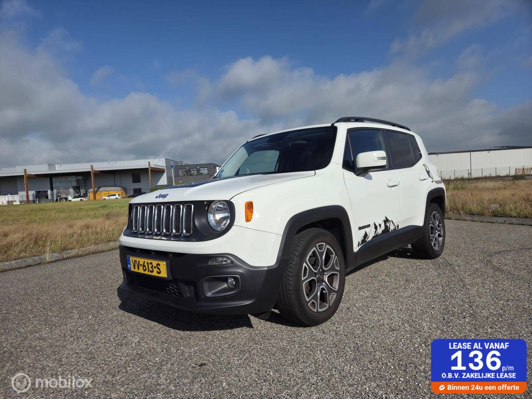 Jeep Renegade Van 1.4 MultiAir Longitude grijskenteken VOL OPTIE 2016 - voorkant