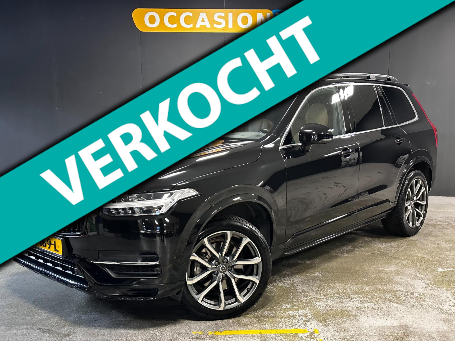 Volvo Xc90 2.0 D4 90th Anniversary R-Edition|7PERS|LED|ACC|LEDER|CAMERA|STOELV|SFEER|CARPLAY|TREKHAAK|NAVI|NAP|BLUETOOTH| 2018 - voorkant