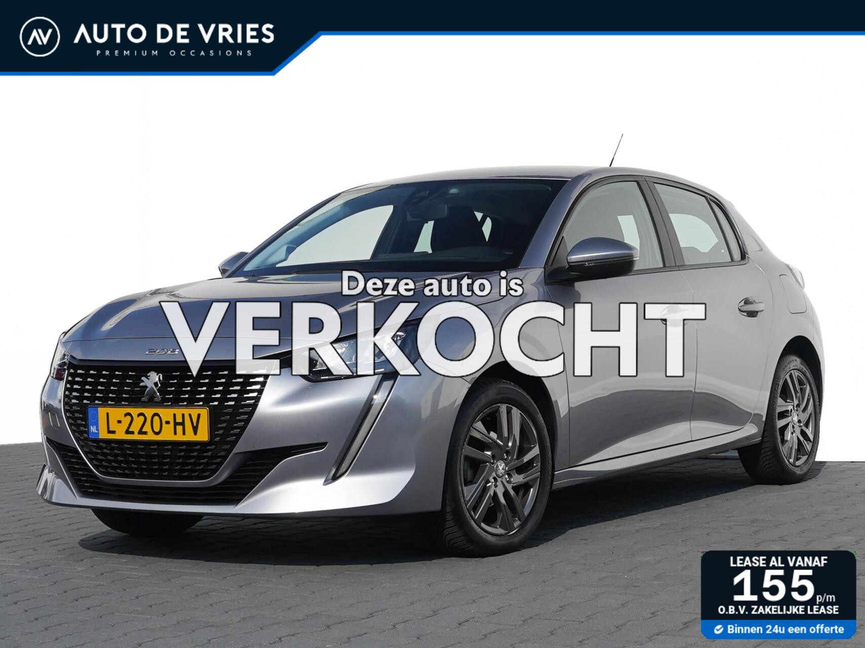 Peugeot 208 1.2 PureTech Blue Lease Active 2021 - voorkant