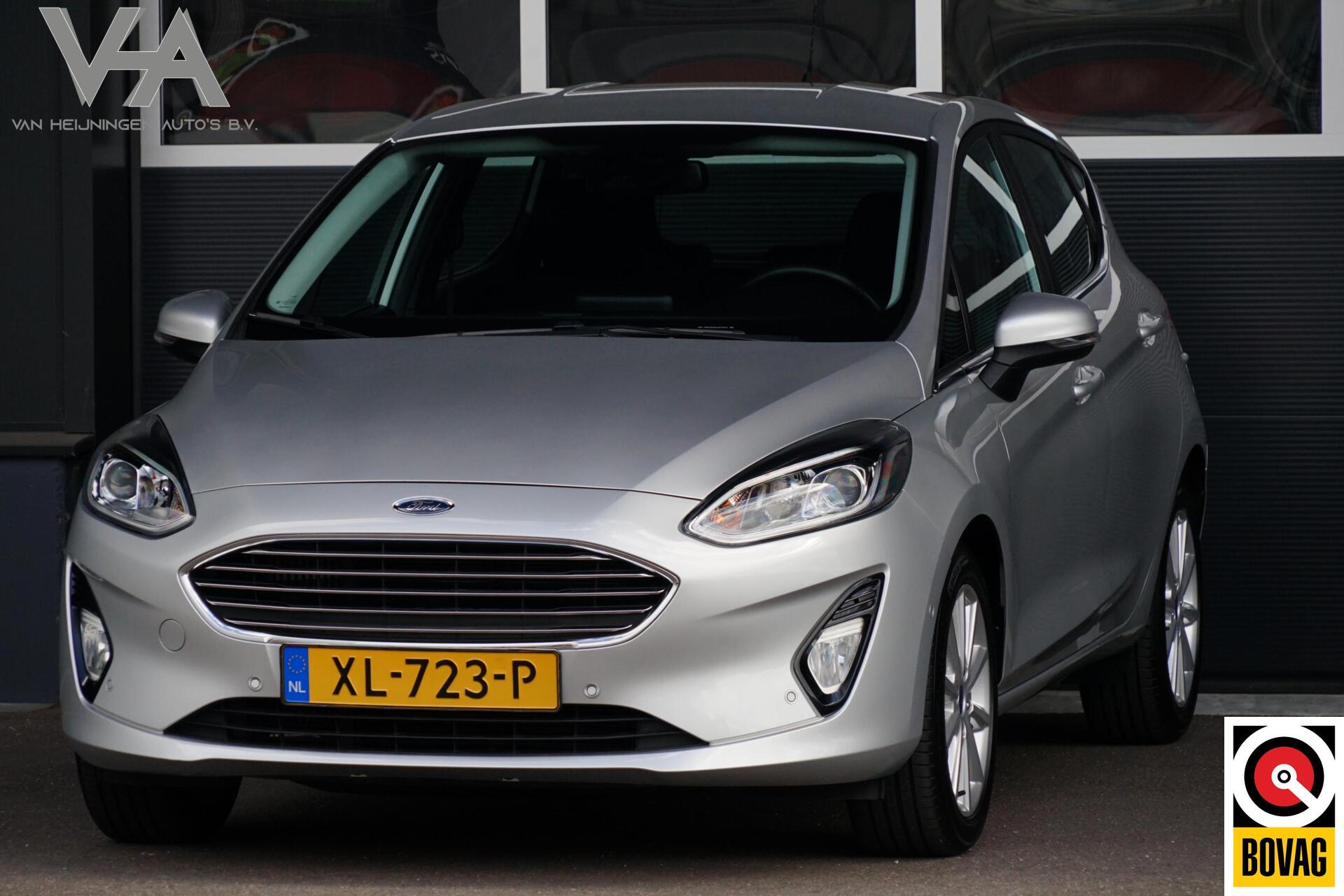 Ford Fiesta 1.0 EcoBoost Titanium, stoelverw. CarPlay, cam. 2019 - voorkant