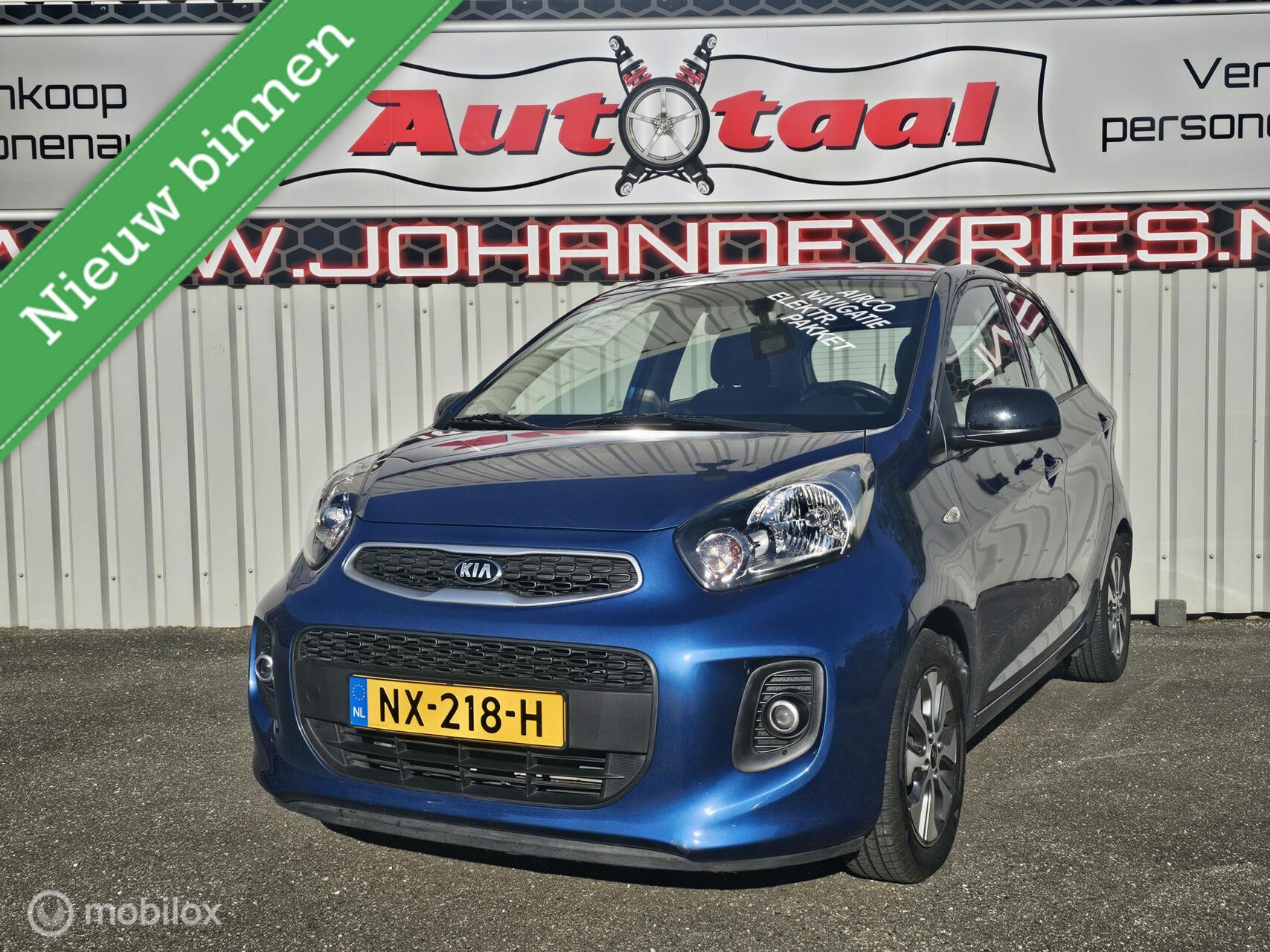 Kia Picanto 1.0 CVVT EconomyPlusLineNavigator I Airco I Camera I NAP 2017 - voorkant