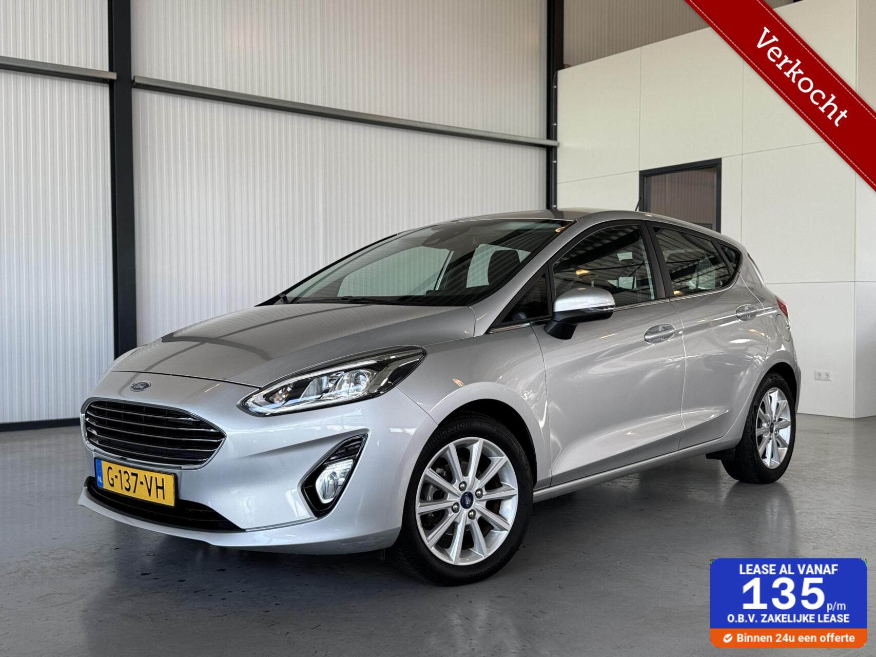 Ford Fiesta 1.0 EcoBoost Titanium|CarPlay|ECC|PDC|Cruise Control| 2019 - voorkant