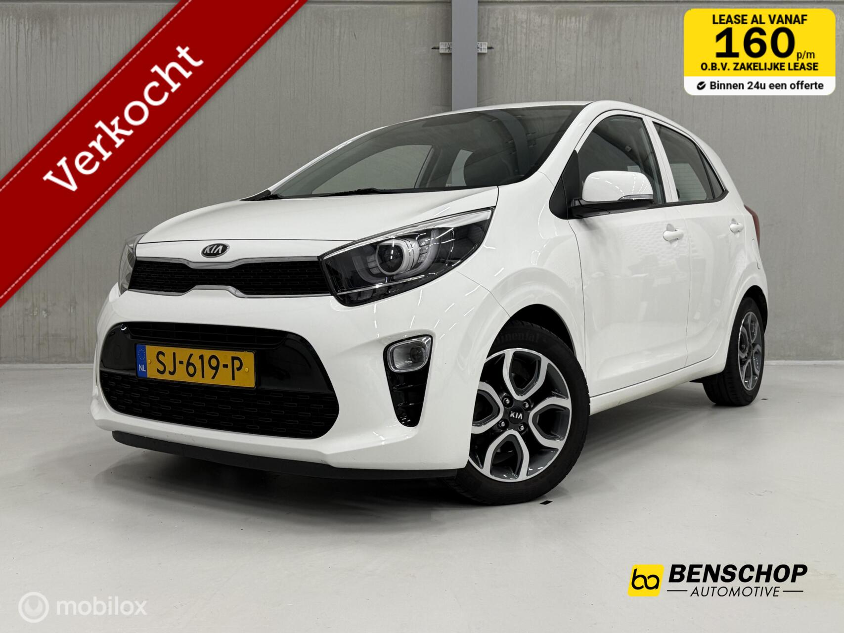 Kia Picanto 1.0 CVVT DynamicPlusLine Navi Carplay Camera Cruise control Climate control 2018 - voorkant