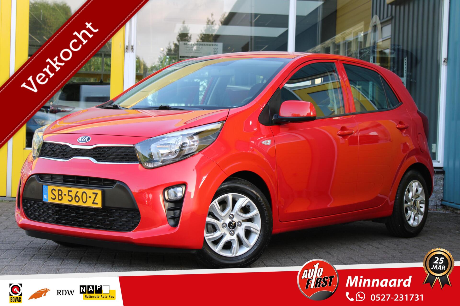 Kia Picanto 1.0 CVVT ComfortPlusLine Navigator 2018 - voorkant