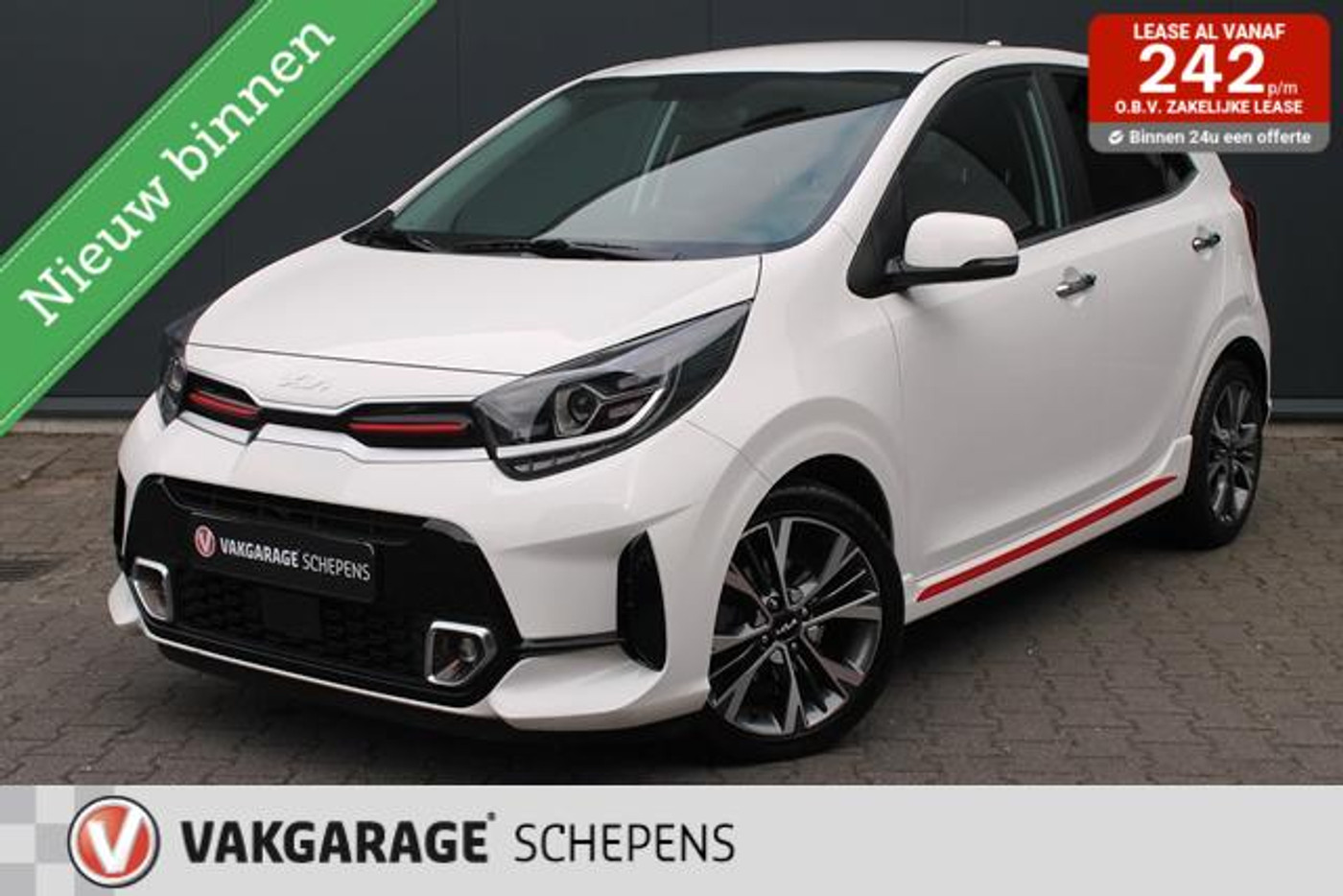 Kia Picanto 1.0 DPi GT-Line | Camera | Navi | Clima | Model 2022 | 7 jaar Kia garantie 2021 - voorkant