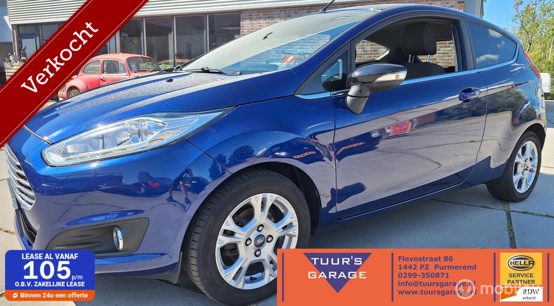 Ford Fiesta 1.0 EcoBoost Titanium 2016 - voorkant
