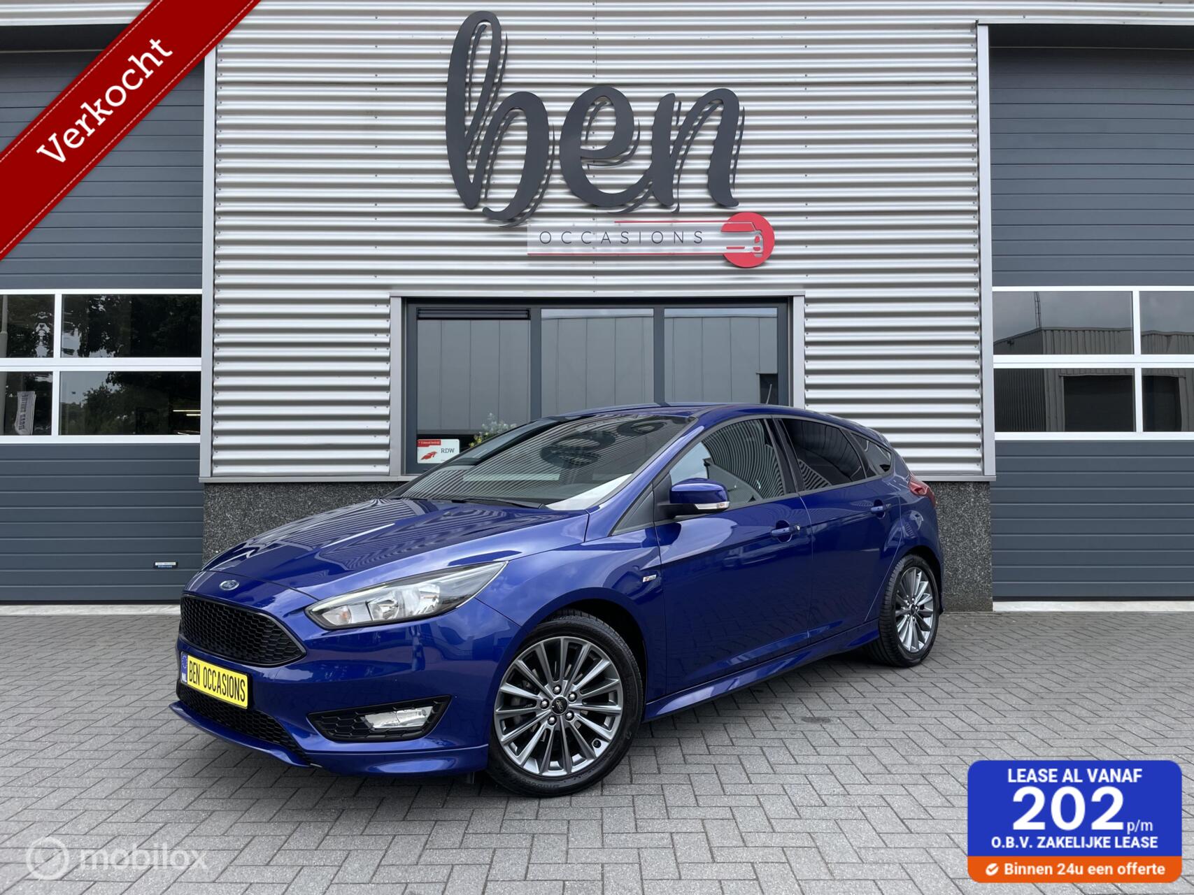 Ford Focus 1.0 ST-Line 125PK 2e Eig TOPSTAAT!!! 2018 - voorkant