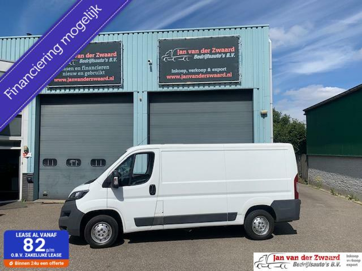 Peugeot Boxer 2.0 HDI Euro 6 330 2.0 BlueHDI L2H1 Pro 2017 - voorkant