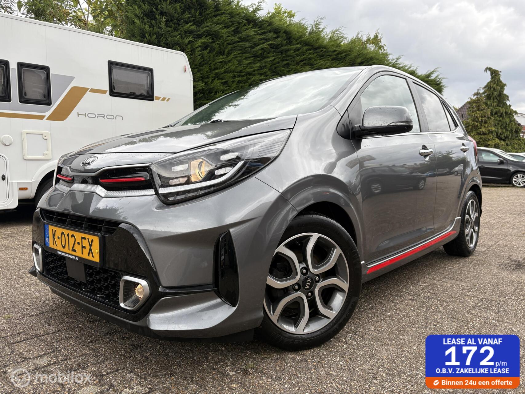 Kia Picanto 1.0 DPi GT-Line / Lederen bekleding / Navigatie 2020 - voorkant