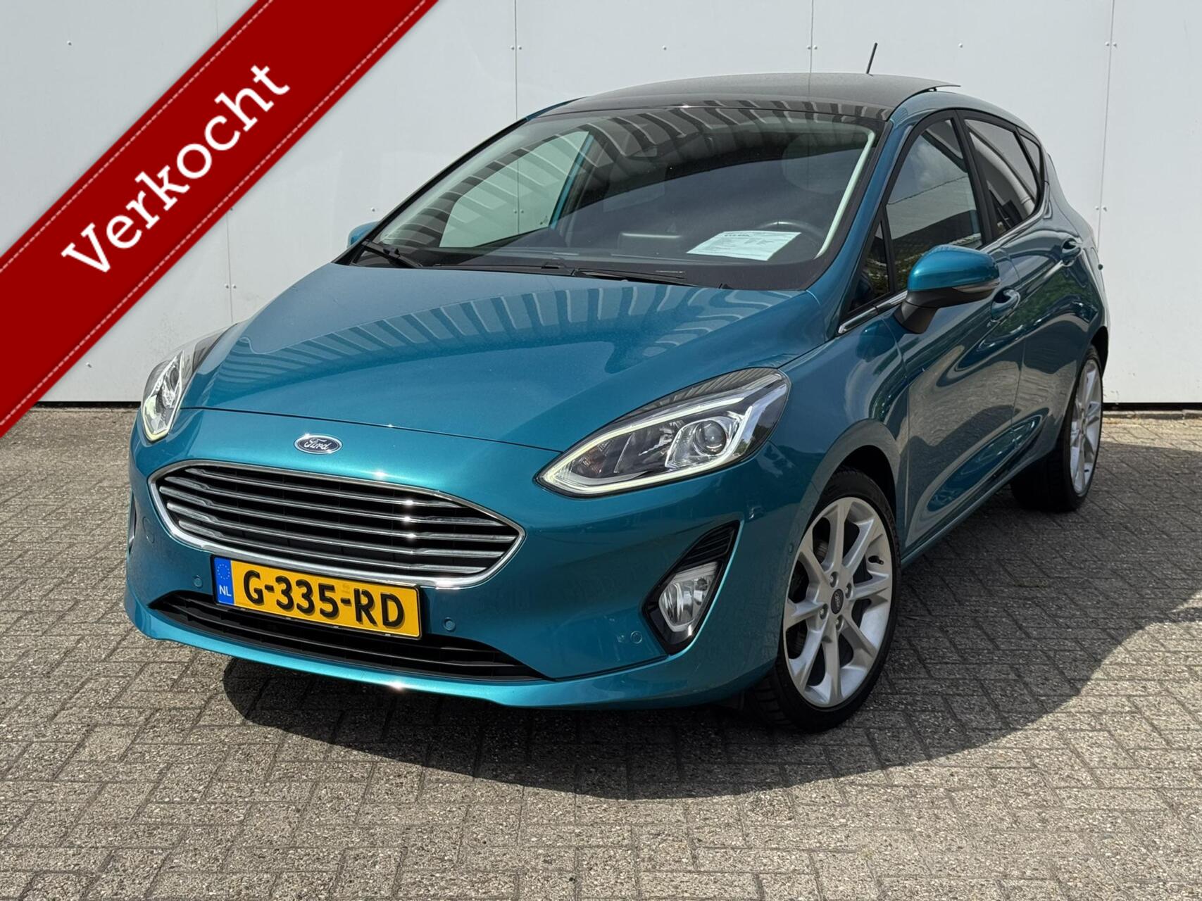 Ford Fiesta 1.0 EcoBoost Vignale|Pano|17"|PAS V+A|Navi| 2017 - voorkant