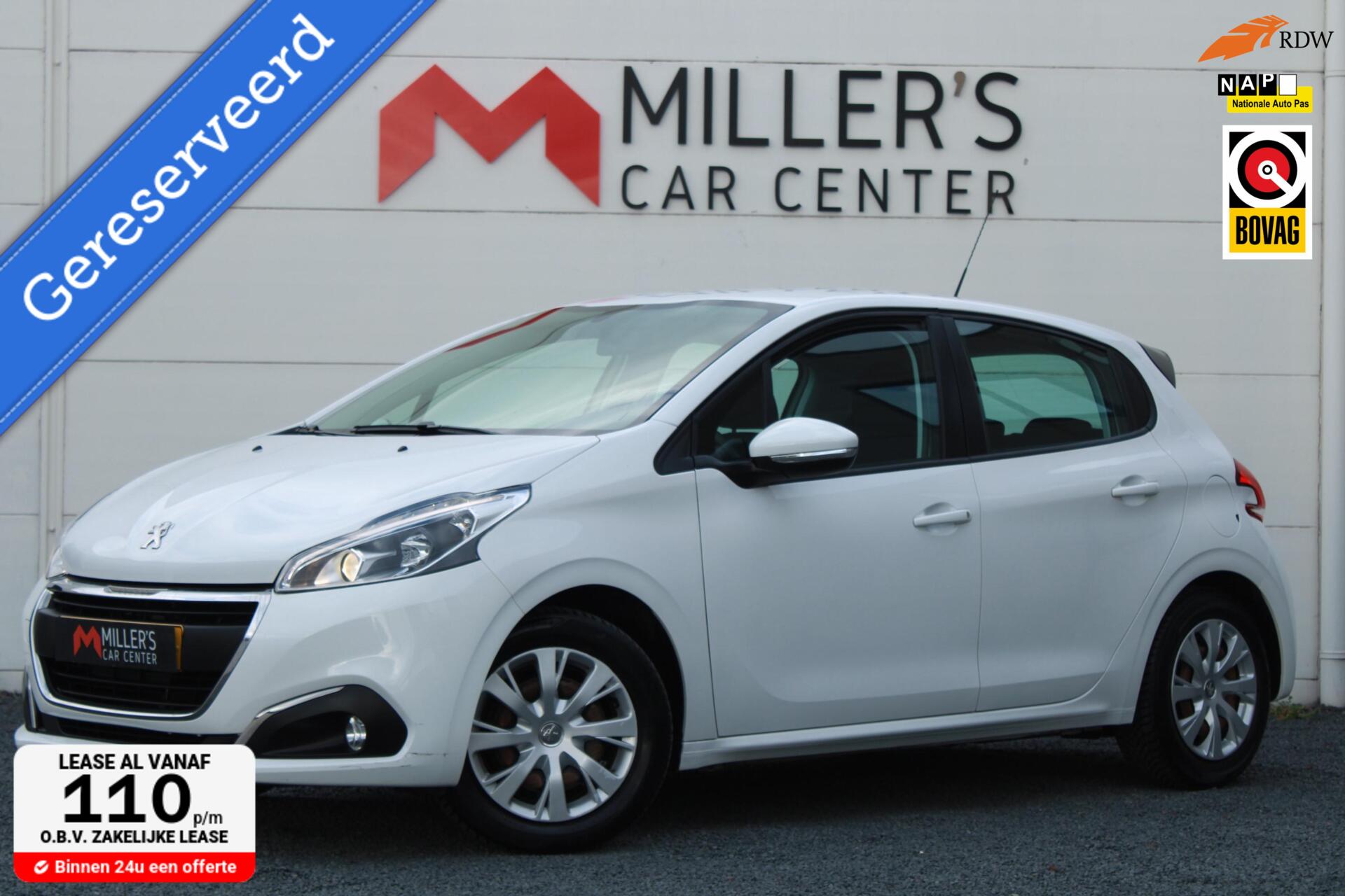 Peugeot 208 1.2 Incl. nw APK & onderhoudsbeurt Android Apple Carplay NL auto NAP 2018 - voorkant