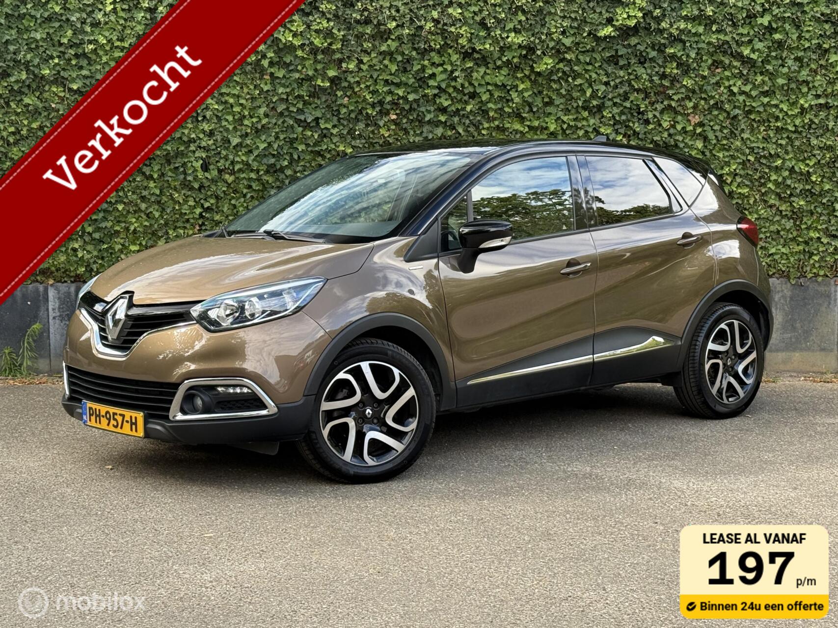 Renault Captur 1.2 TCe Barista | Leder | Camera | ECC 2015 - voorkant