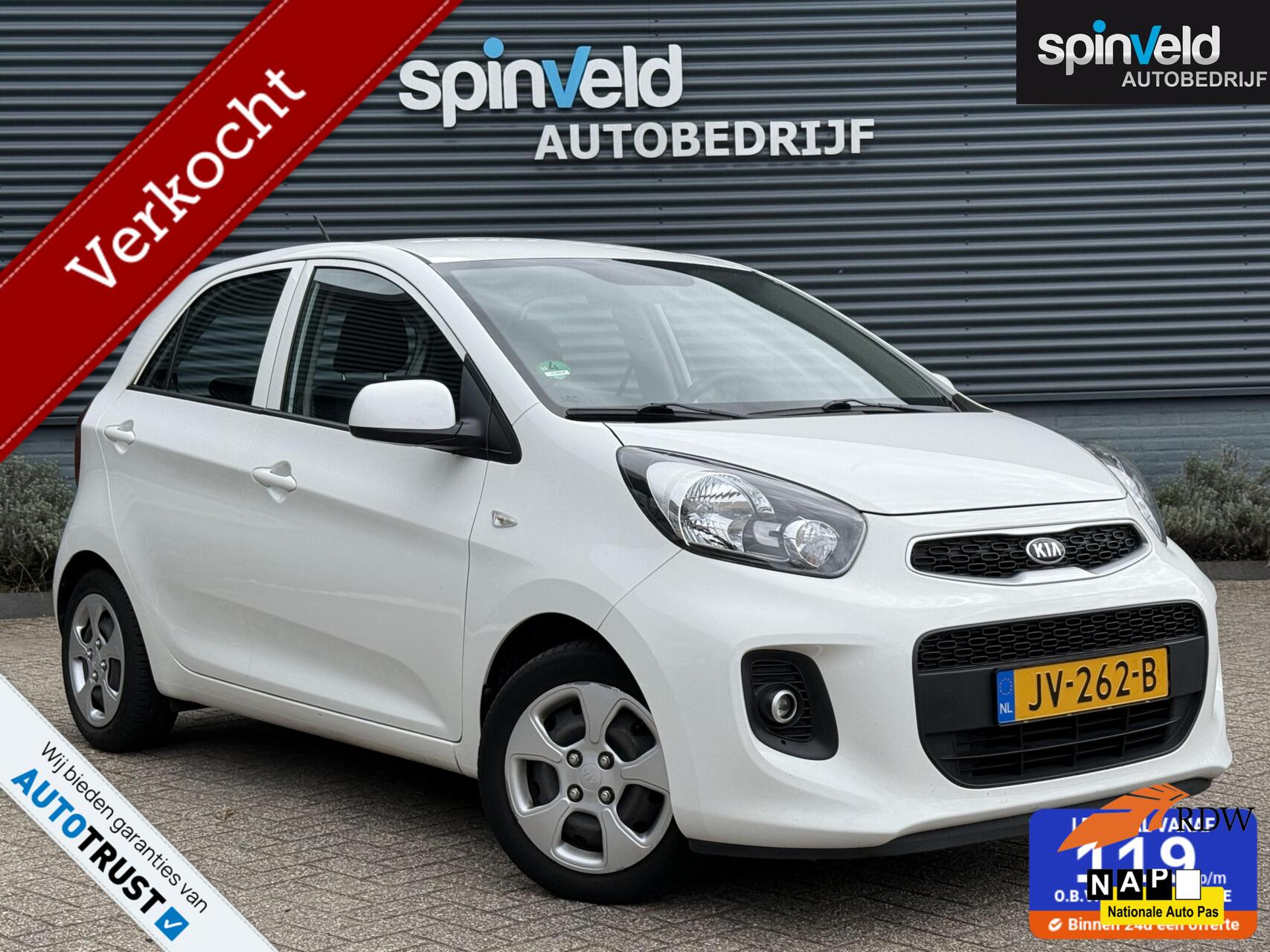 Kia Picanto 1.0 CVVT EconomyPlusLine BJ`16 NAP NL Dealer ond Airco 2016 - voorkant