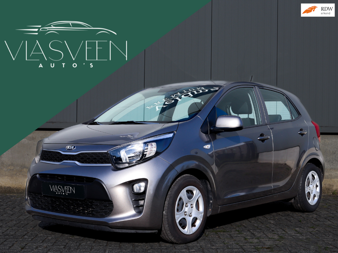 Kia Picanto 1.0 CVVT EconomyPlusLine 2e eigenaar! NAP 2018 - voorkant