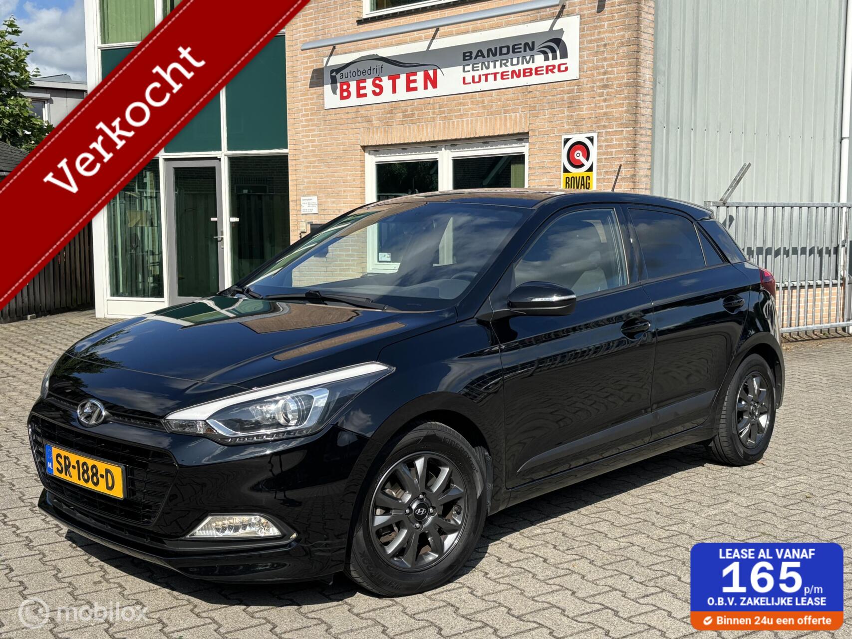 Hyundai I20 1.0 T-GDI Black Edition. Garantie. 2018 - voorkant