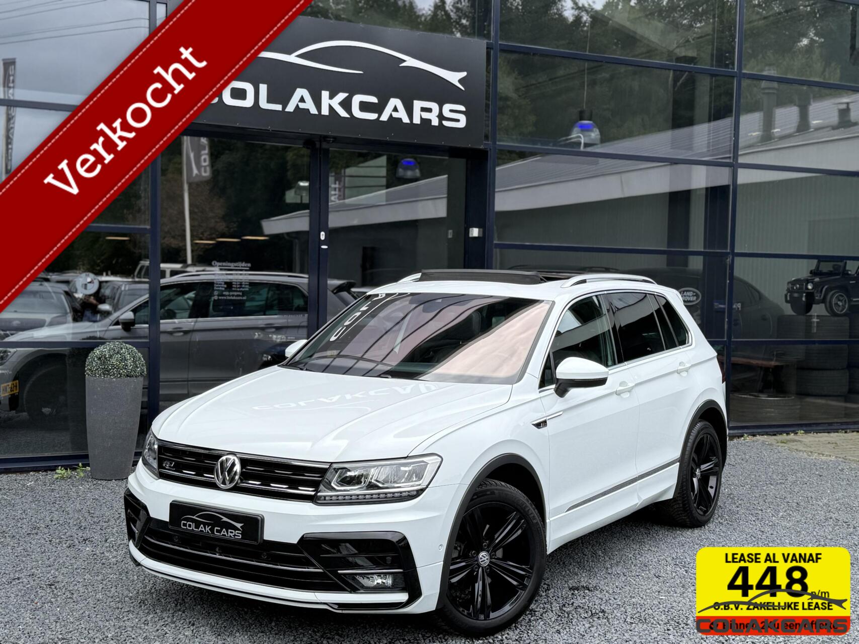 Volkswagen Tiguan 1.4 TSI R-line-Dealeronderh-Pano-360-Trekh 2018 - voorkant