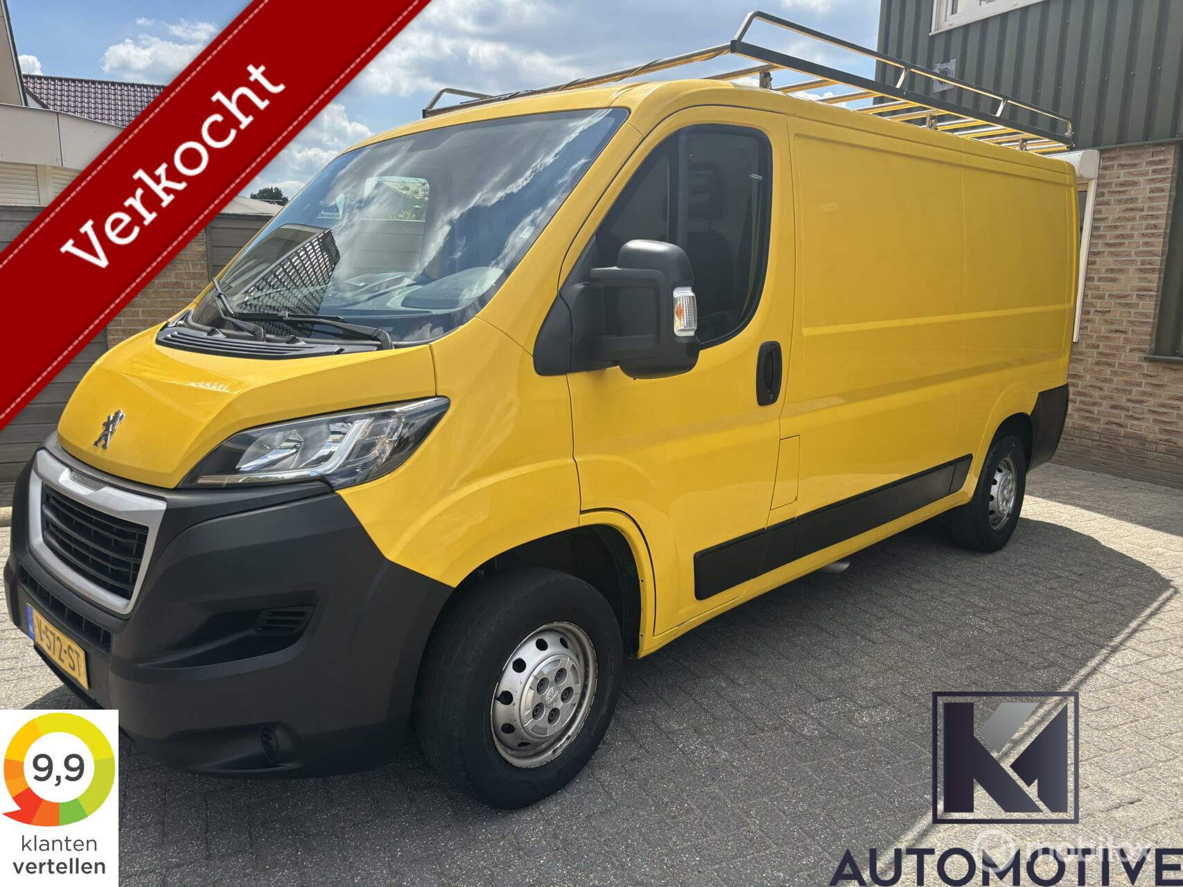 Peugeot Boxer Bestel 330 2.0 BlueHDI L2H1|EURO6|Navi|Trekhaak|Imperiaal|Dealer ond 2018 - voorkant