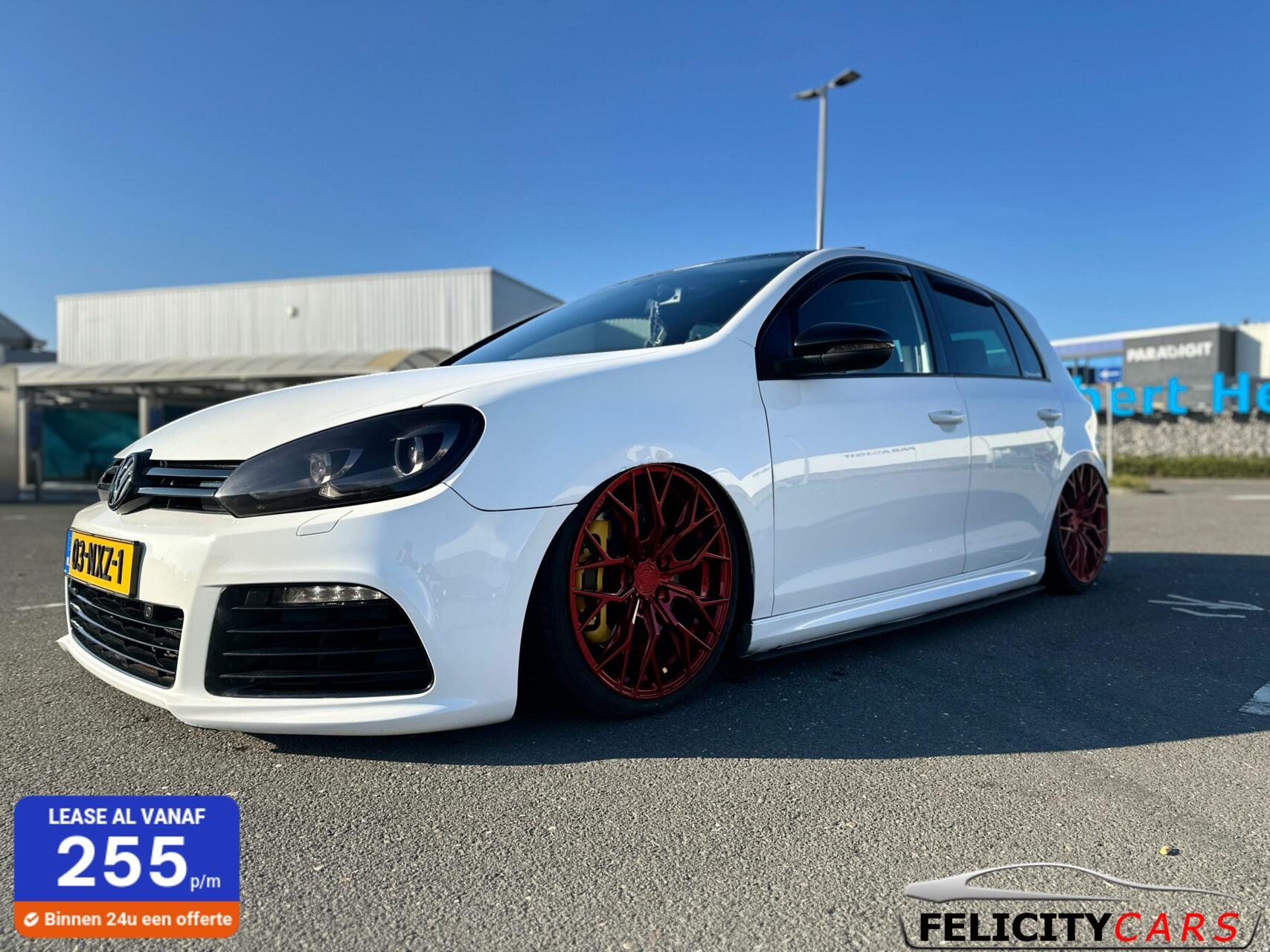 Volkswagen Golf 2.0 R 4-Motion leer airride 360pk dsg aut. 2011 - voorkant
