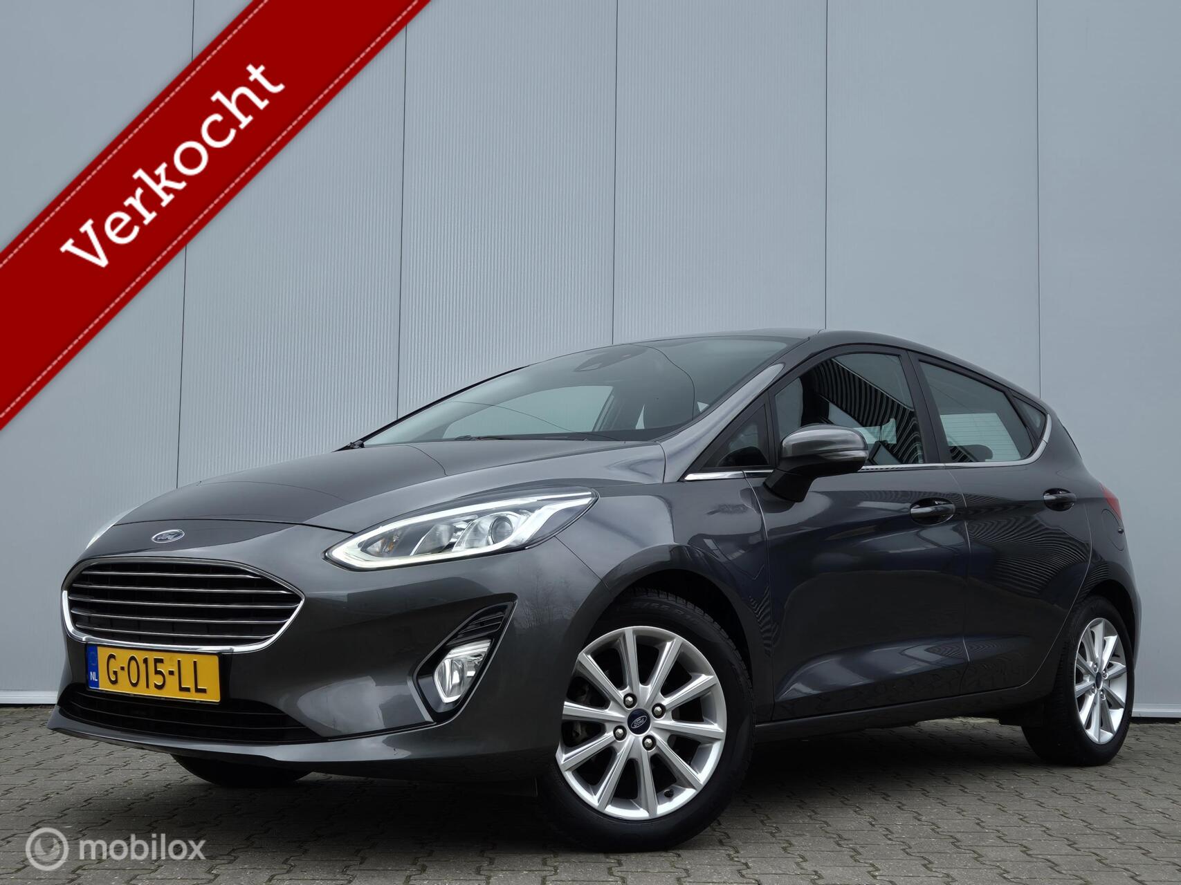 Ford Fiesta 1.0 ECOBOOST TITANIUM/CARPLAY/LED/KEYLESS/CLIMATE/16''LMV 2019 - voorkant