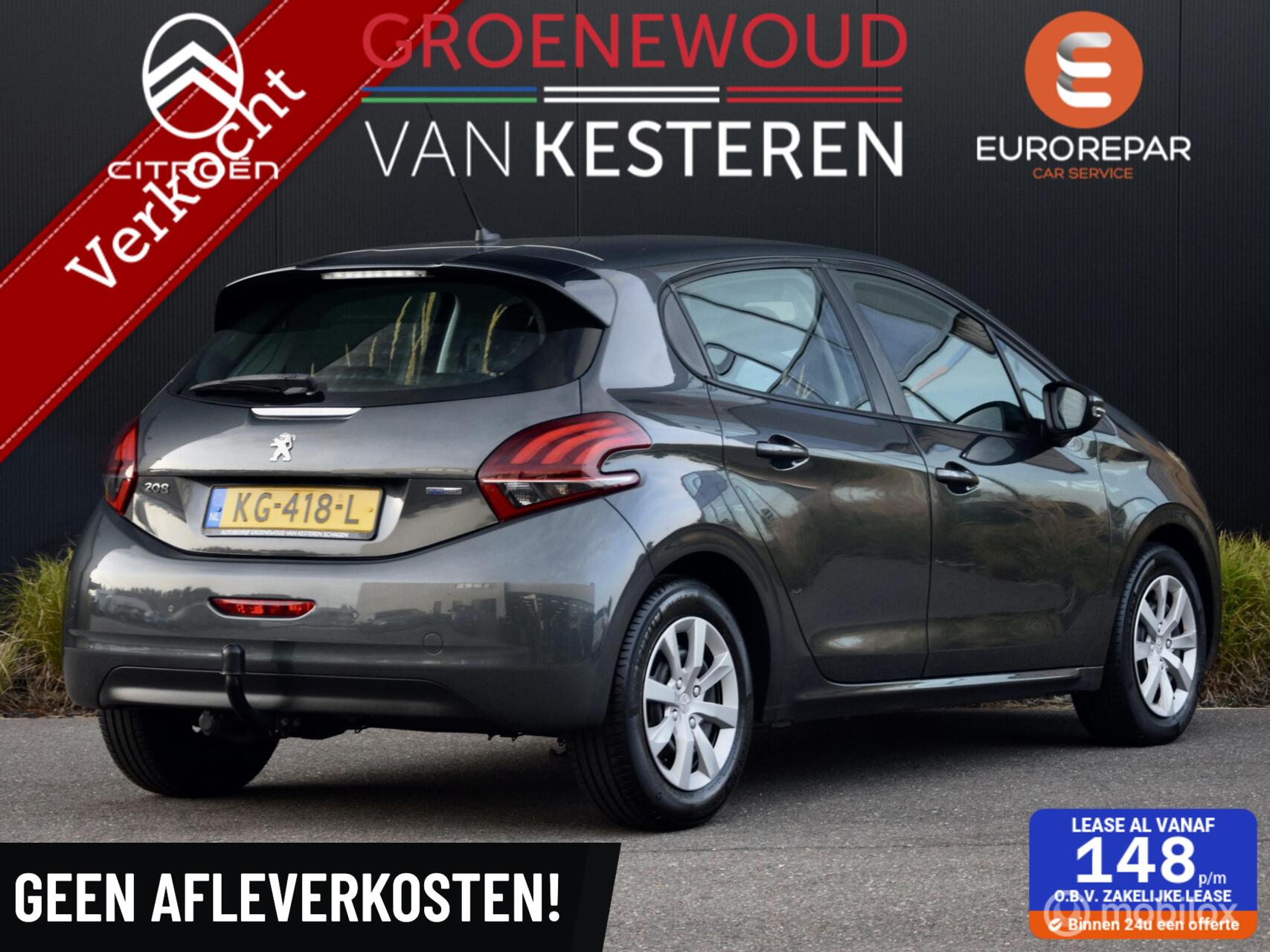Peugeot 208 1.2 PureTech Blue Lion 2016 - voorkant