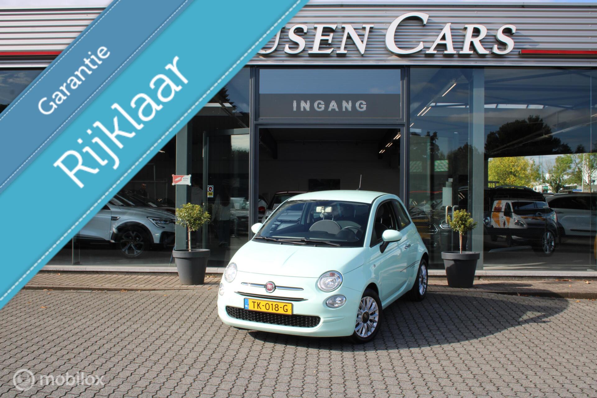 Fiat Fiat 500 1.2 Lounge/Airco/Lm/Cc/e.ramen en spiegels/ 2018 - voorkant