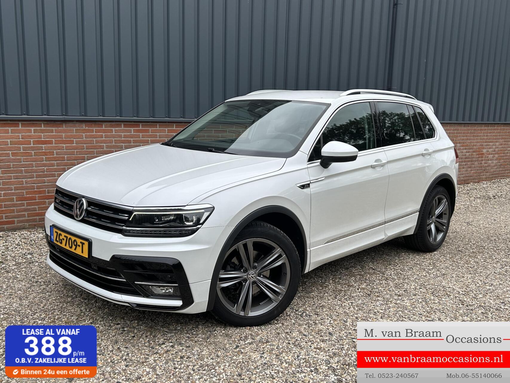 Volkswagen Tiguan 1.4 TSI 150PK DSG R-Line Trekhaak/El-klep/ 2018 - voorkant