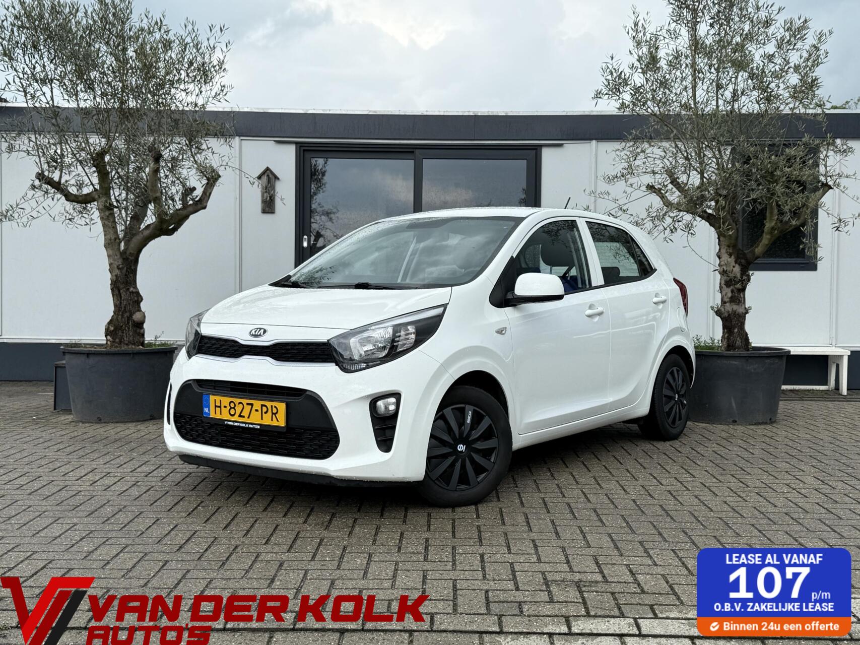 Kia Picanto 1.0 MPi ComfortPlusLine Airco Elektrische ramen Dealer onderhouden 2020 - voorkant