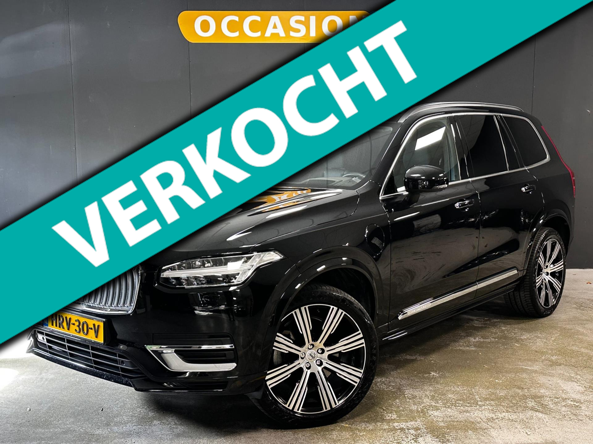 Volvo Xc90 2.0 T8 Recharge AWD Inscription Express. LONG RANGE|7P|PANO|ACC|KEYL|HK|MEMORY|HUD|CAM|DODEHOEK|STOELV|STUURV|CARPLAY| 2022 - voorkant