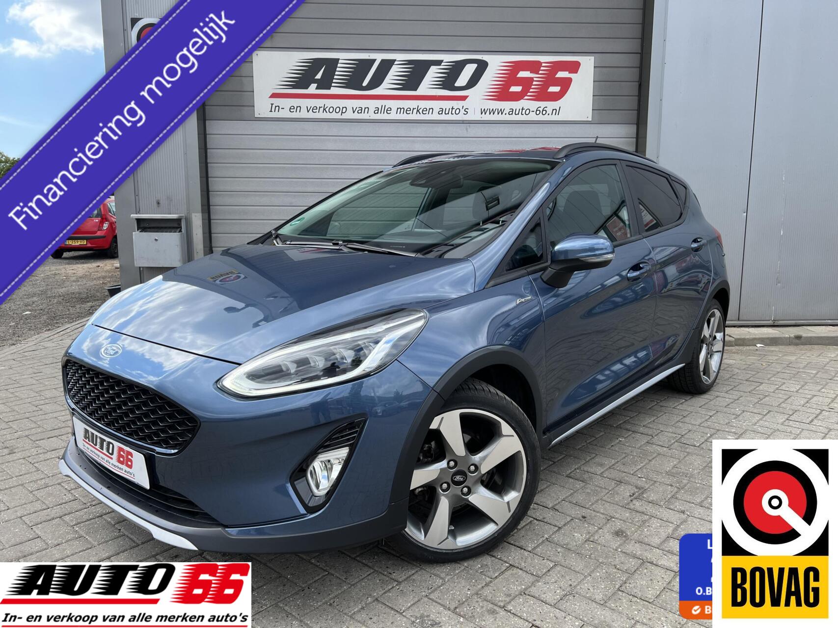 Ford Fiesta 1.0 EcoBoost Active 100pk Automaat, Carplay, Clima 2019 - voorkant