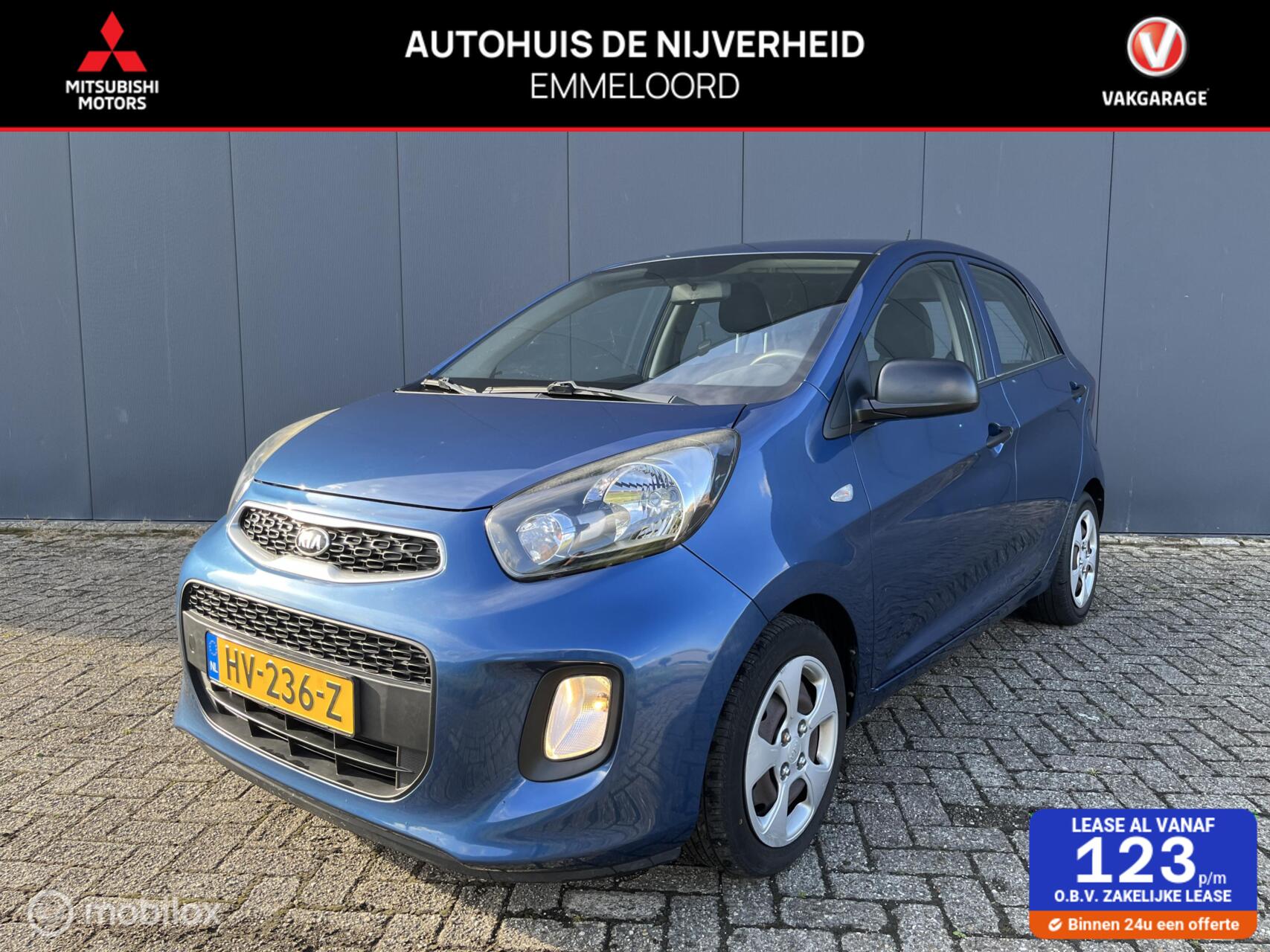 Kia Picanto 1.0 CVVT EconomyLine airco 2016 - voorkant