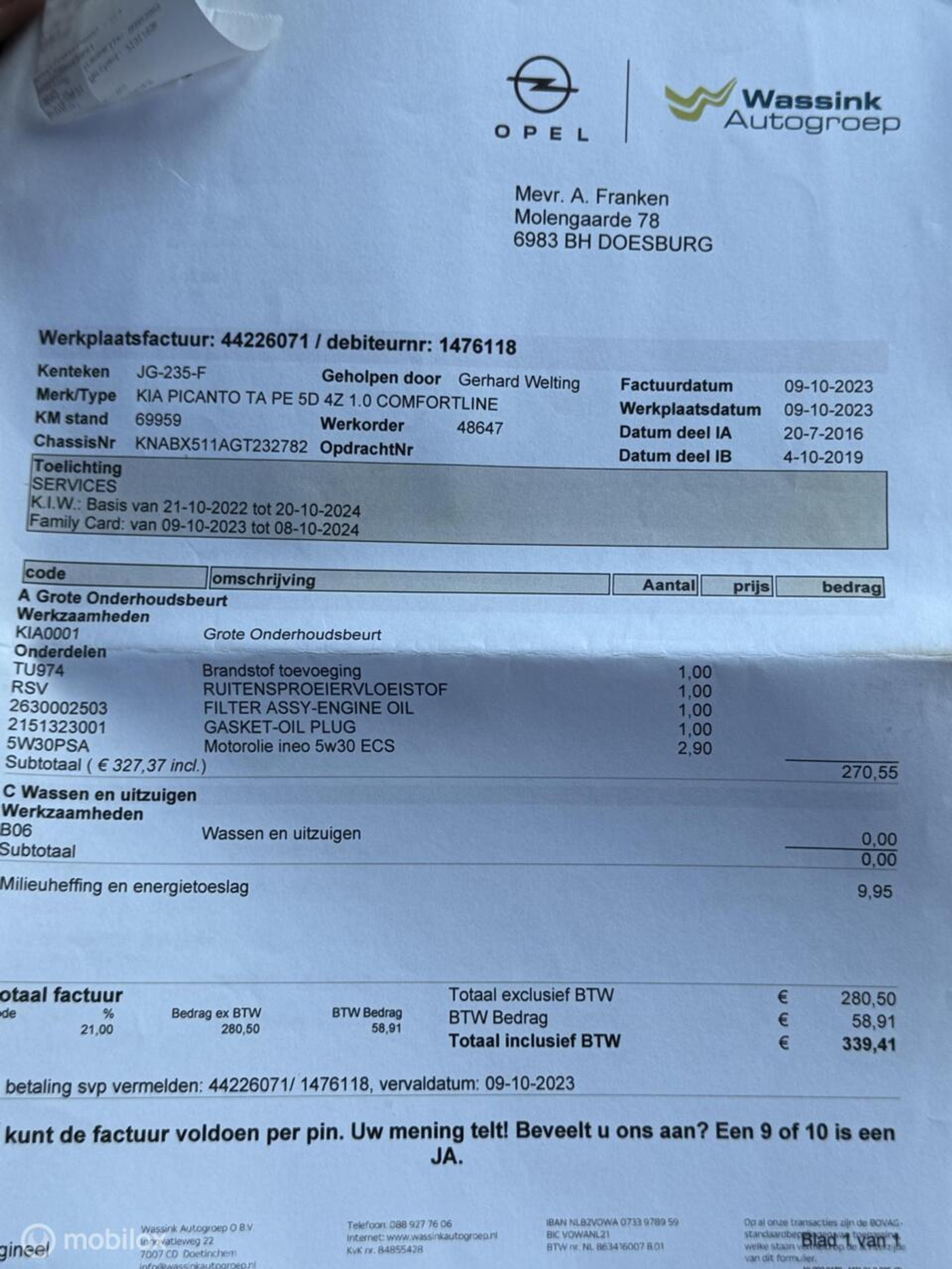 Foto van Kia Picanto