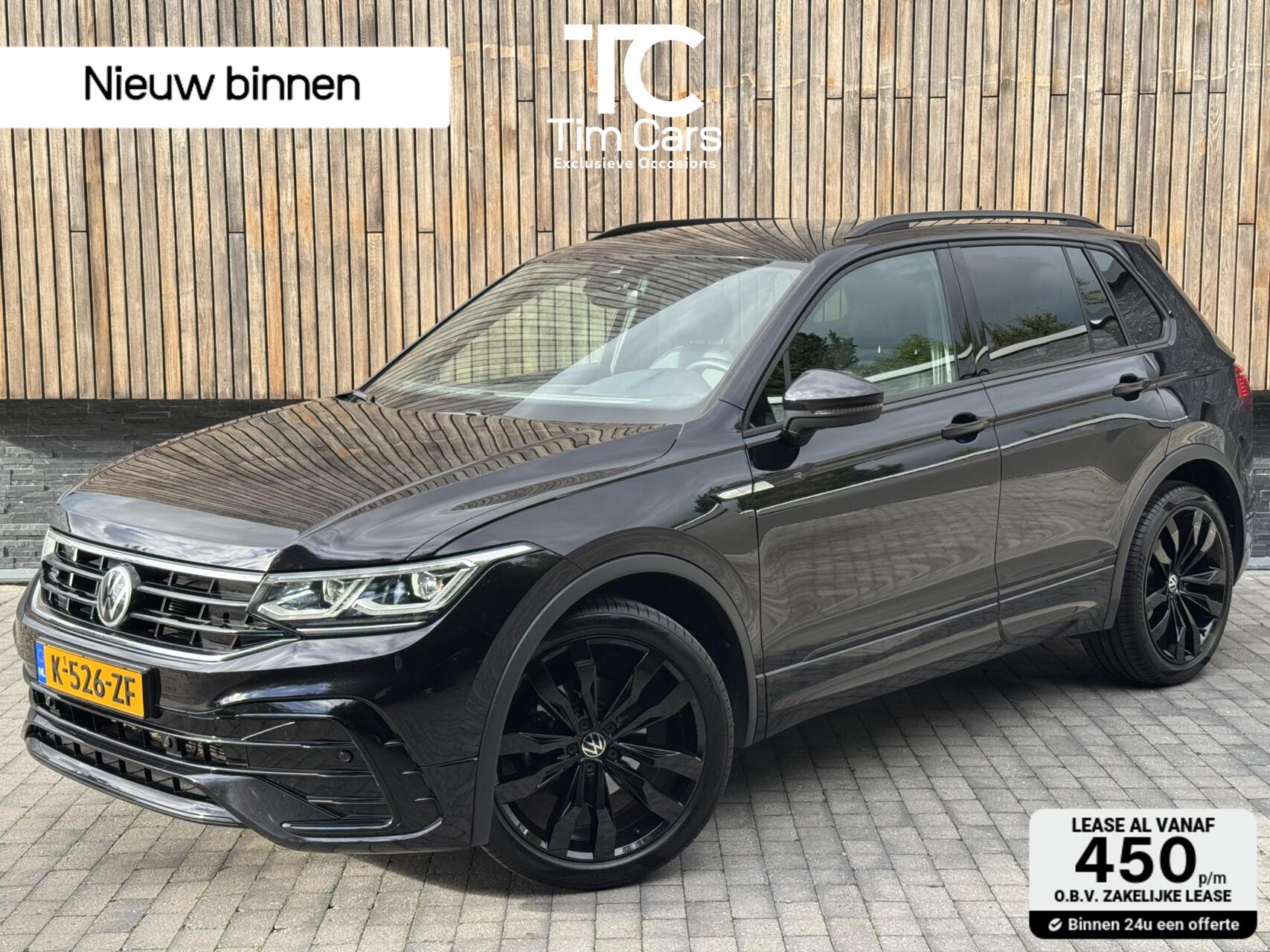 Volkswagen Tiguan 1.5 TSI R-Line Automaat | Black Style | LED verlichting | Navigatiesysteem | Climate control | Cruise control adaptief | DCC onderstel | Keyless entry&start | Parkeersensoren voor en achter 2021 - voorkant