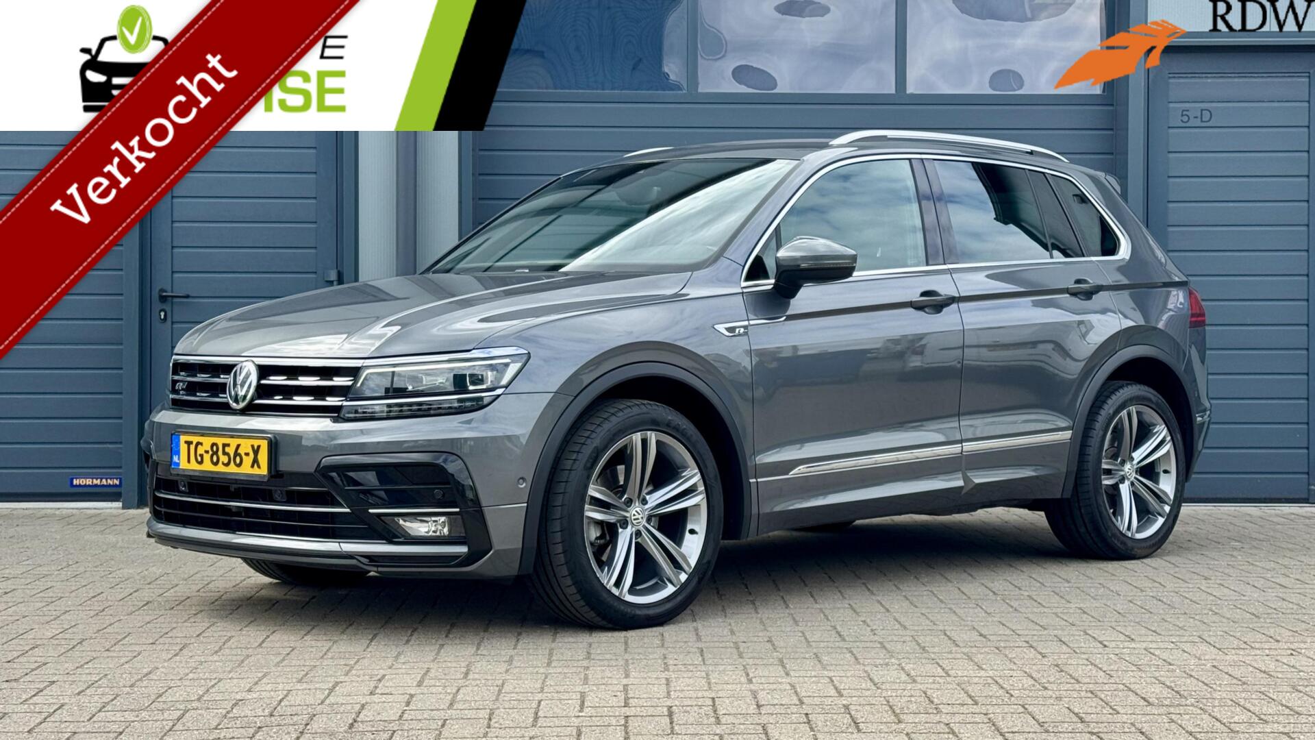 Volkswagen Tiguan 1.4 TSI 150pk 4Motion Highline | R Line |Trekhaak  > Automaat | Virtual Dash. | 1e Eigenaar | NL Auto | 2018 - voorkant
