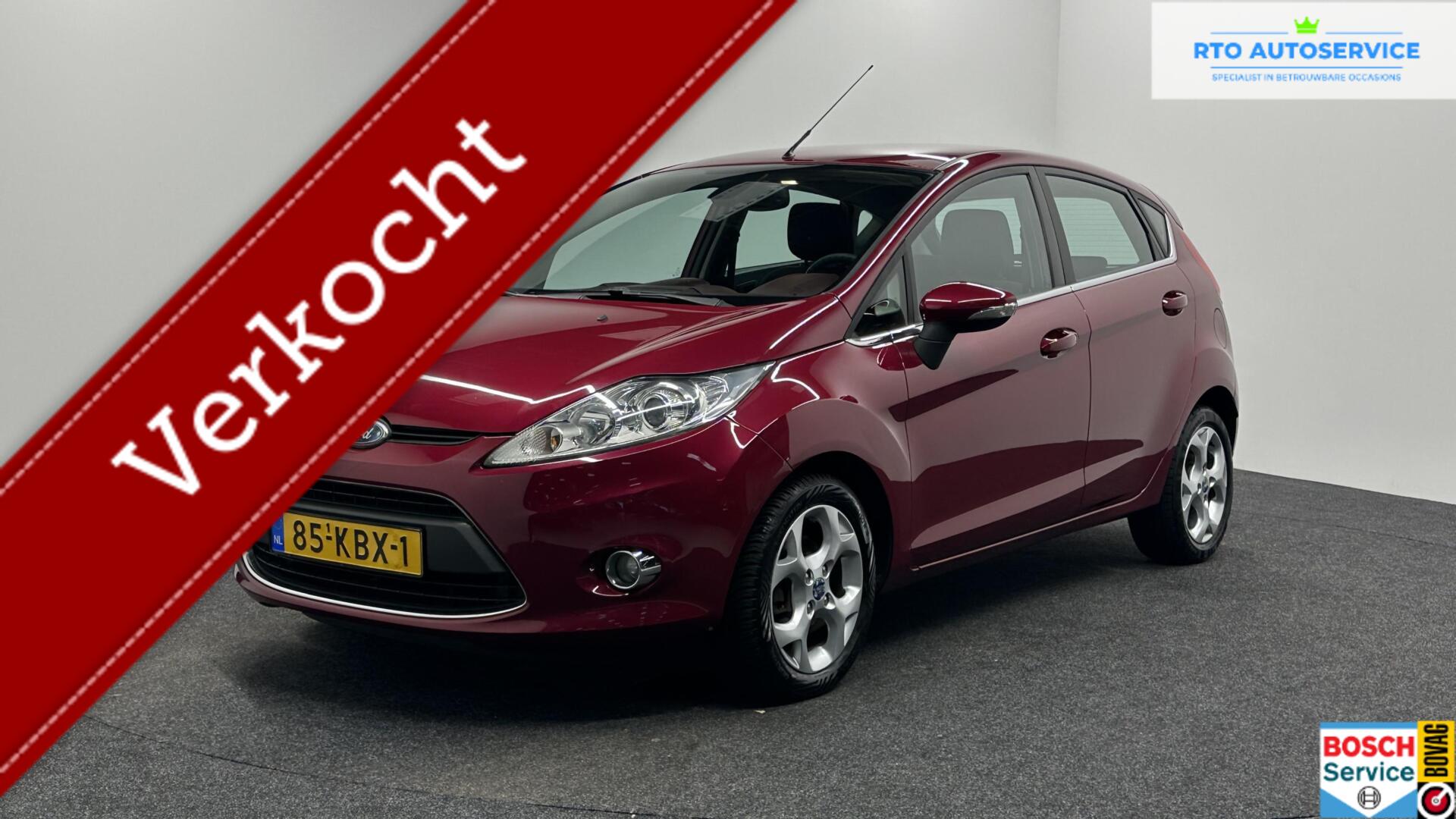 Ford Fiesta 1.4 Titanium AIRCO LM 5 DEURS ECC CRUISE 104000 KM 2009 - voorkant