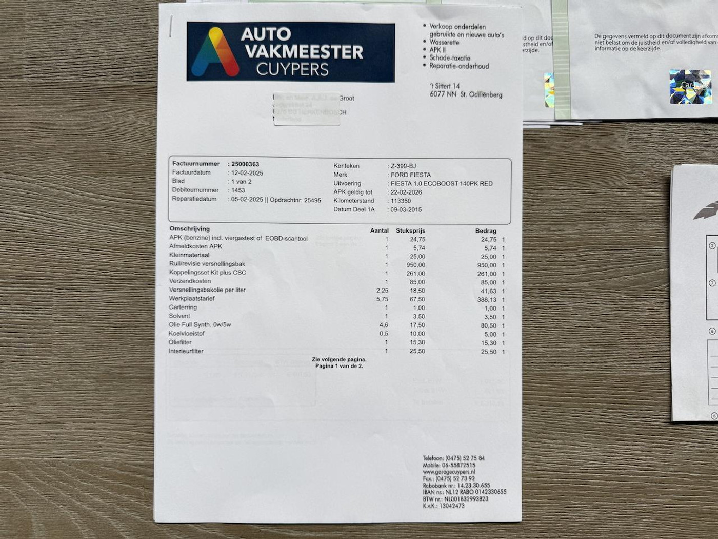 Foto van Ford Fiesta