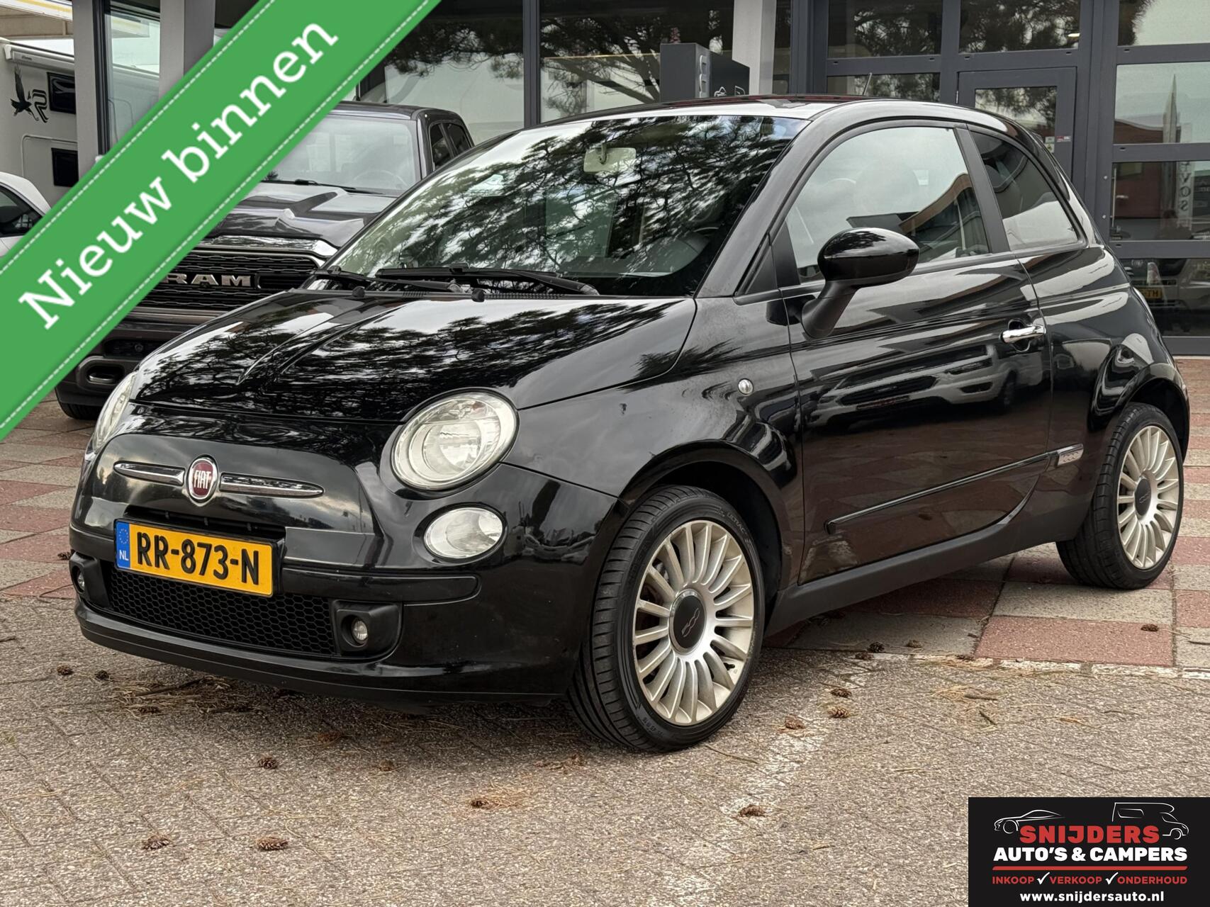 Fiat Fiat 500 1.4-16V Lounge - 100 pk en 6 bak 2007 - voorkant