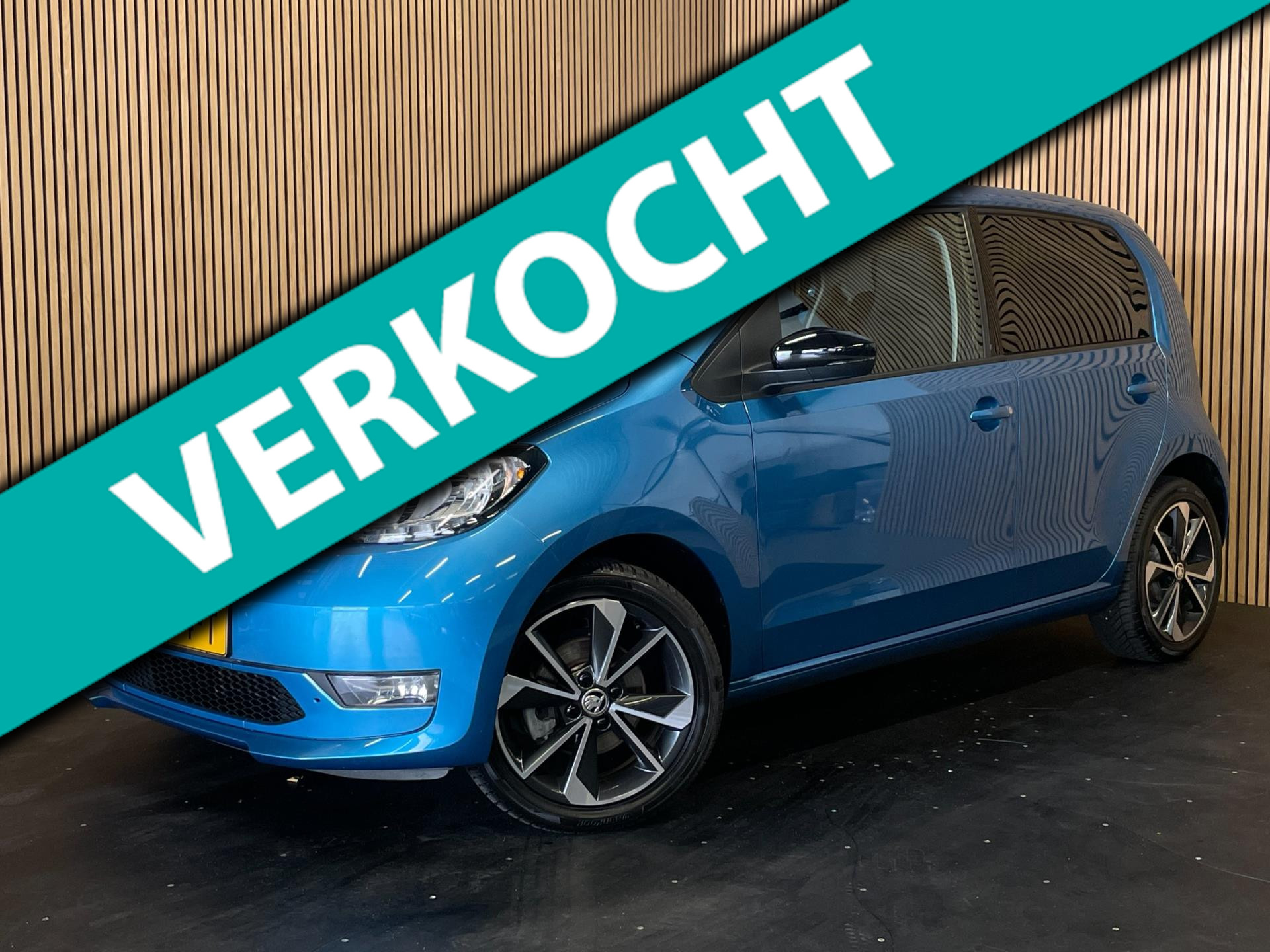 Skoda Citigo E-iv EV Style|260 KM BEREIK|5-DEURS|AUTOMAAT|CLIMATE,CRUISE CONTROL|STOELVERW.|PDC|LMV|GETINT GLAS|NETTE AUTO| 2020 - voorkant