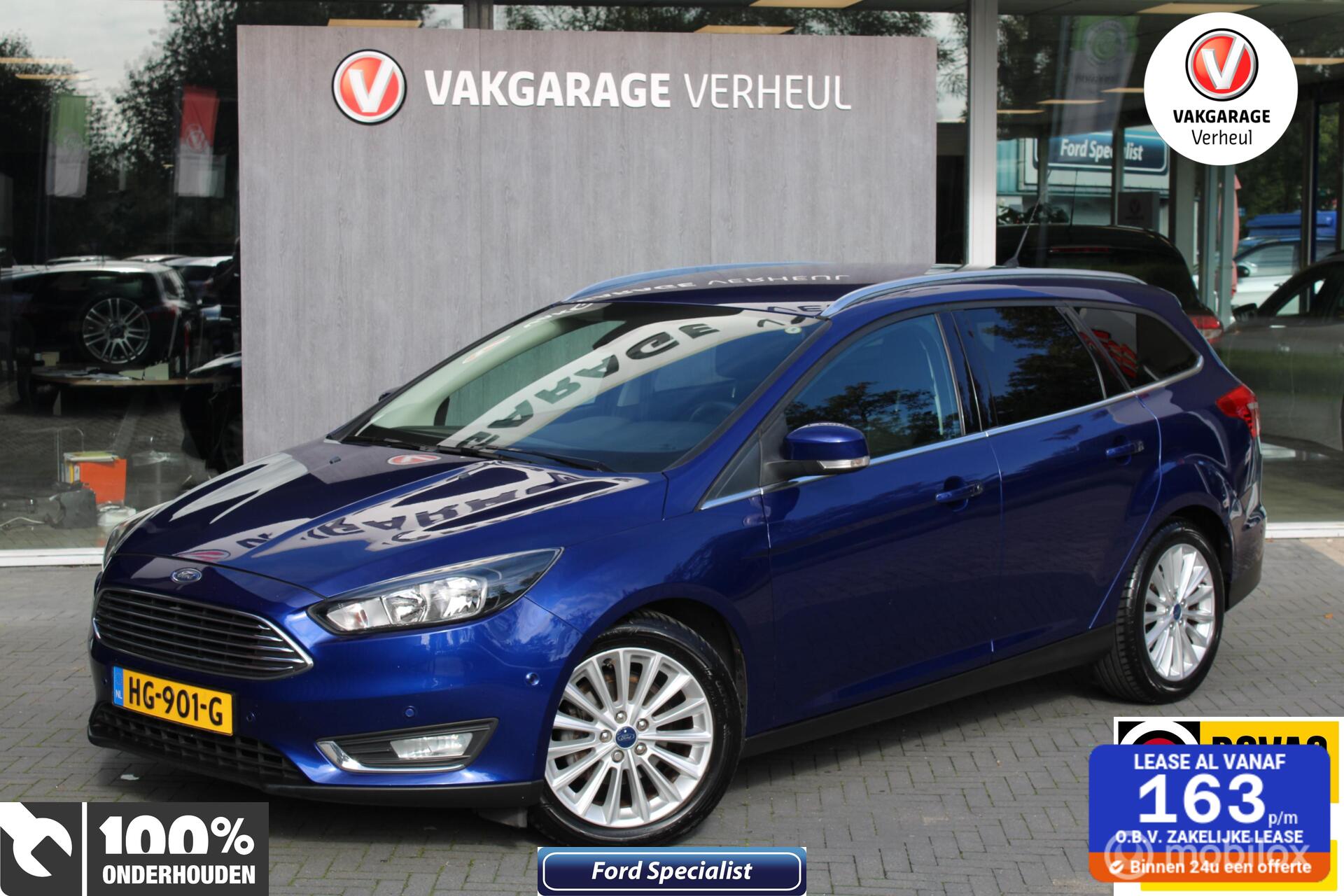 Ford Focus 1.0 Titanium Edition|Trekhaak|Boekjes|Nap 2015 - voorkant