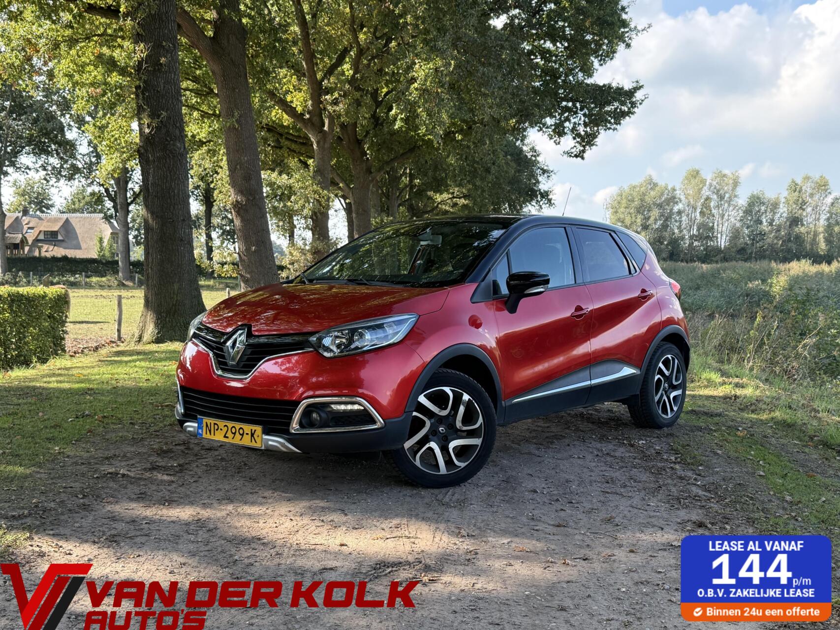 Renault Captur 0.9 TCe Xmod Leder Navi Camera Cruise Climate Trekhaak 2017 - voorkant