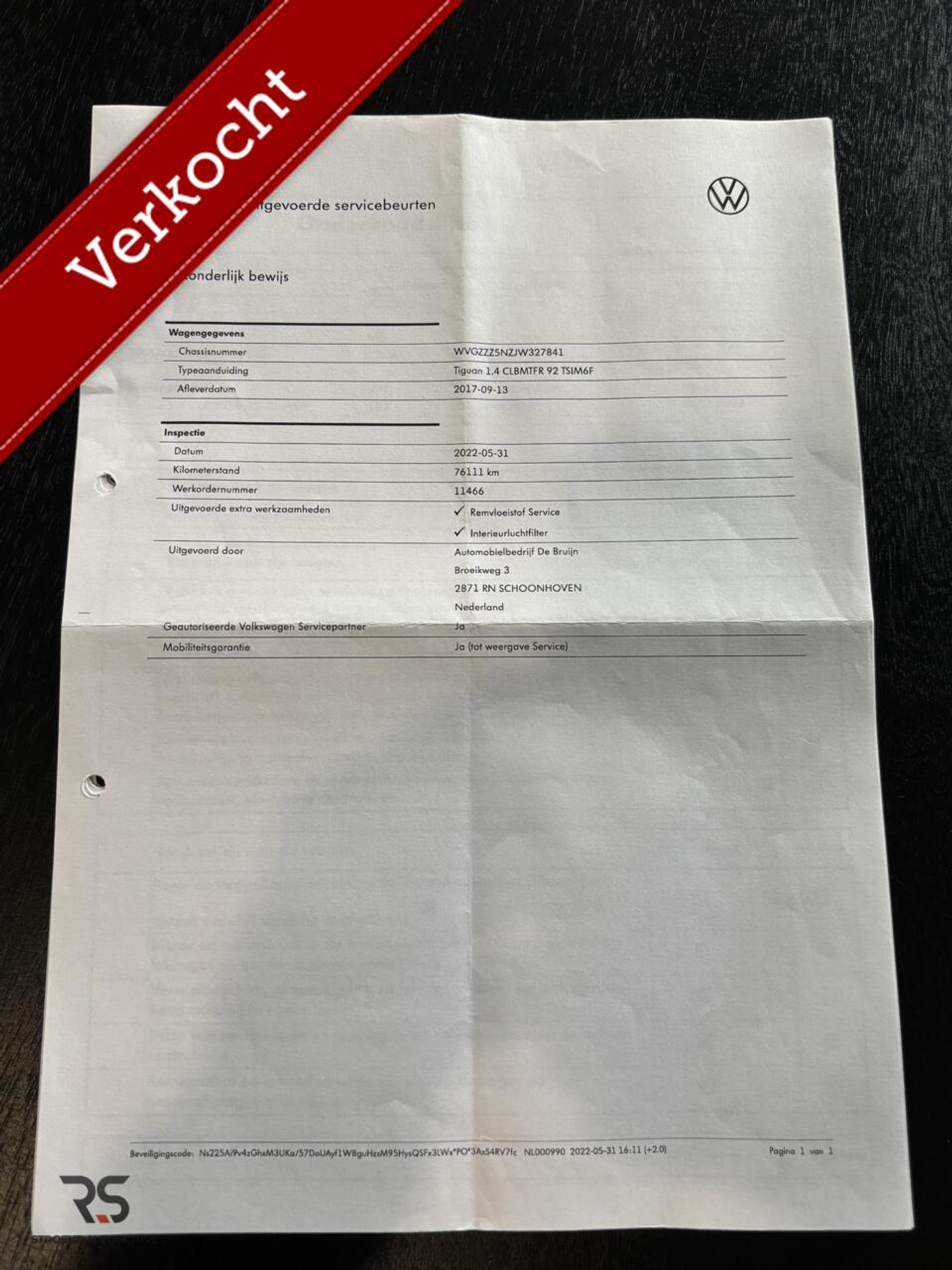 Foto van Volkswagen Tiguan