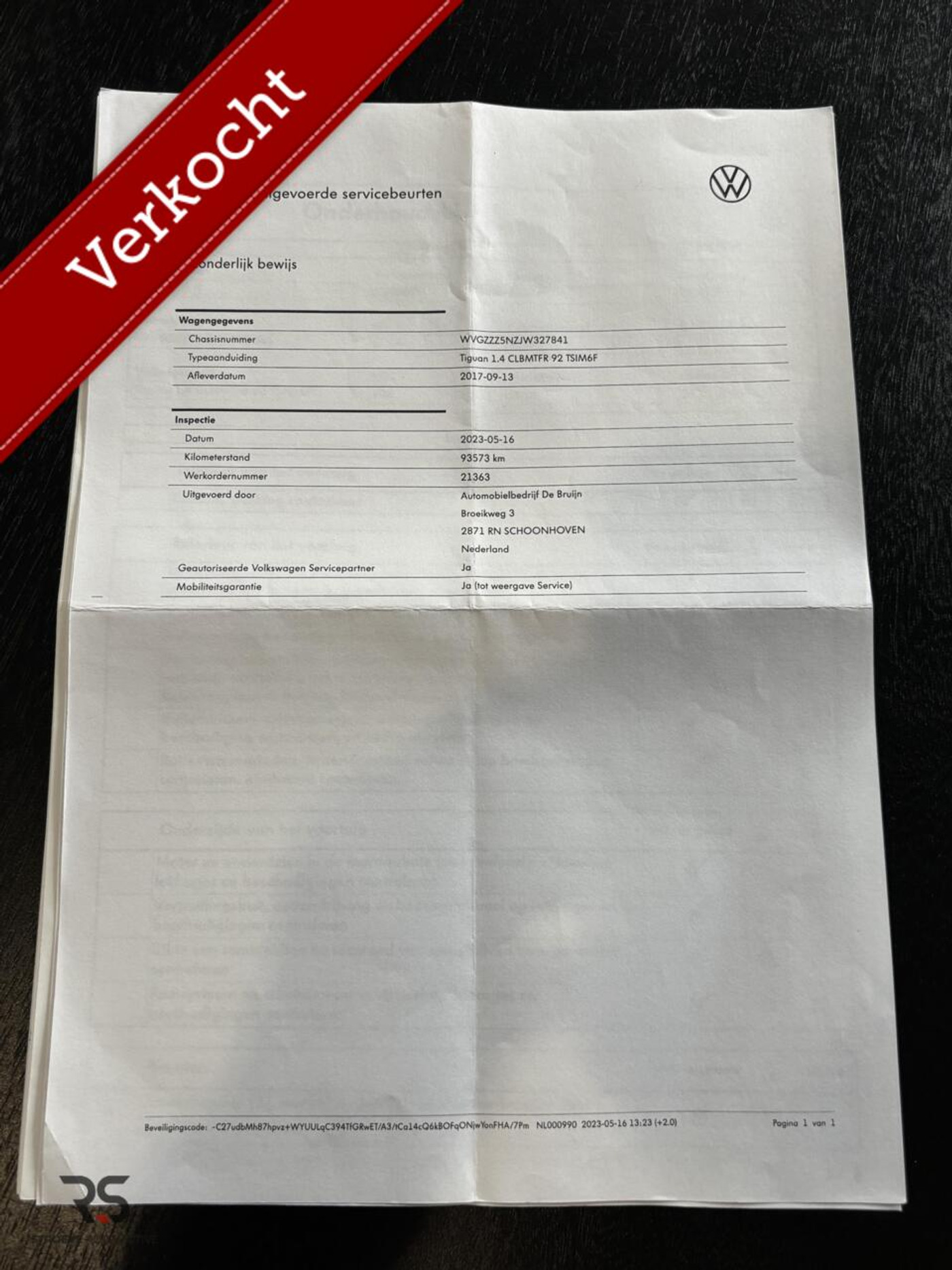 Foto van Volkswagen Tiguan