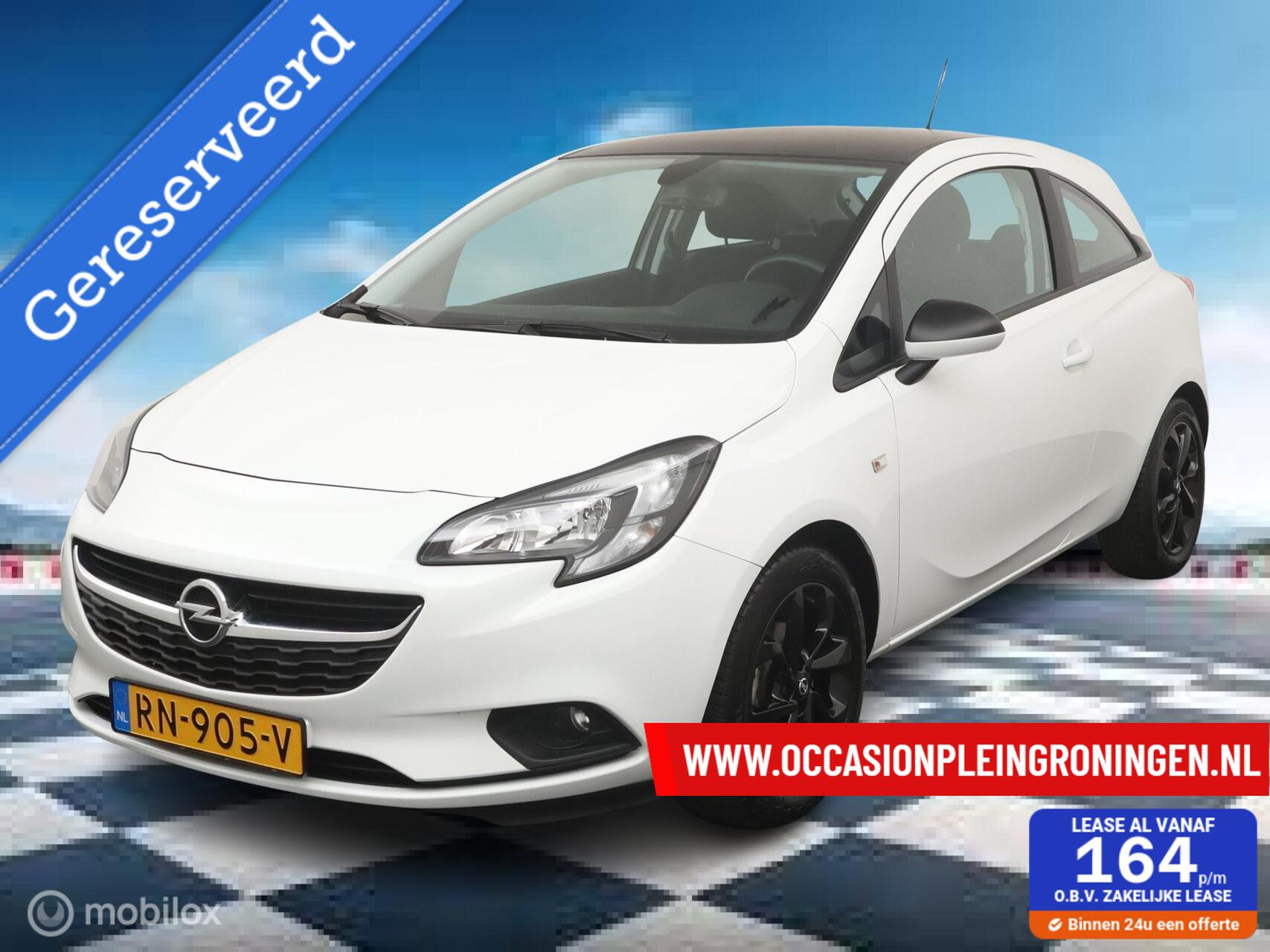 Opel Corsa 1.4 Black Edition 2018 - voorkant