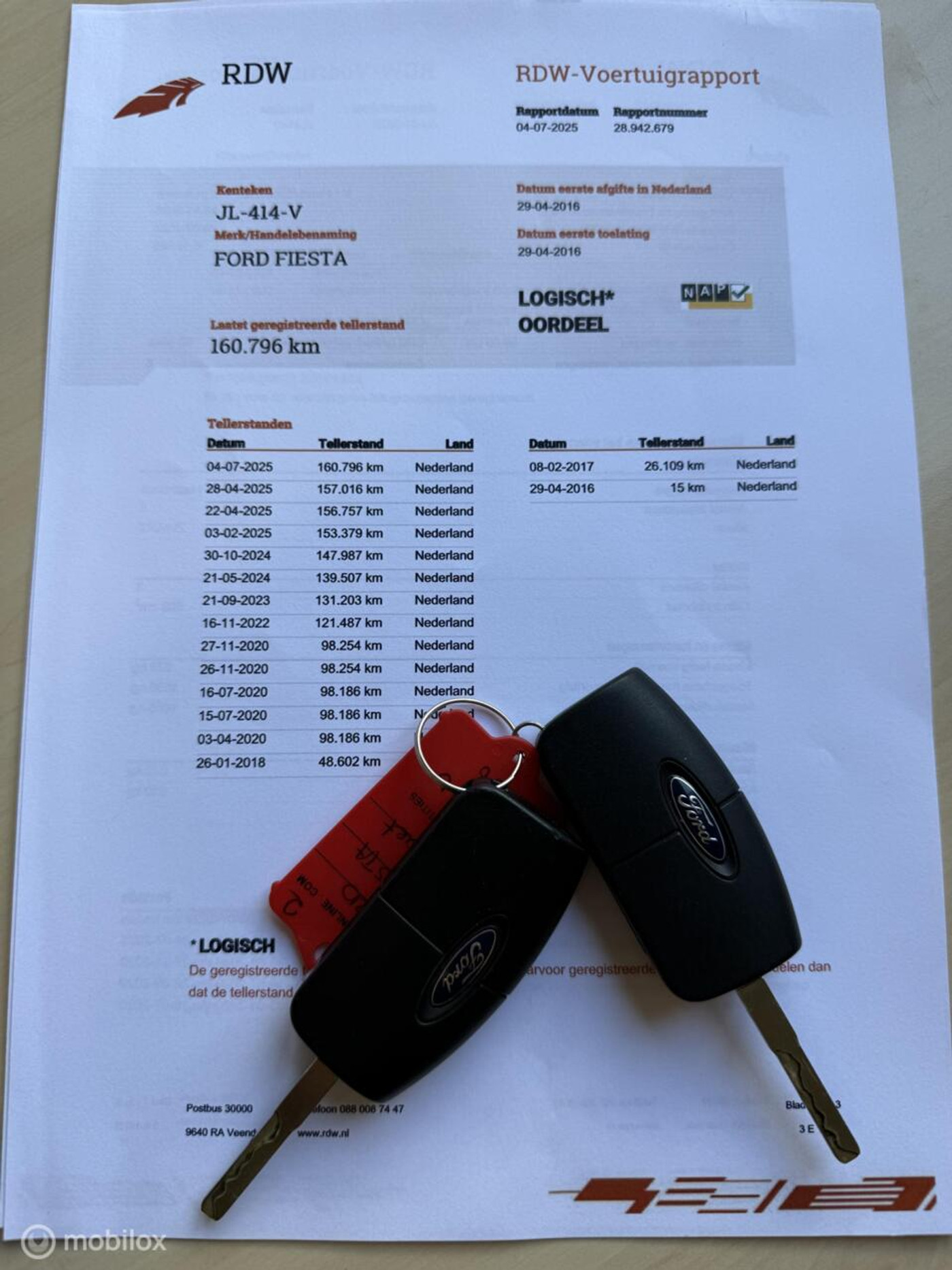 Foto van Ford Fiesta