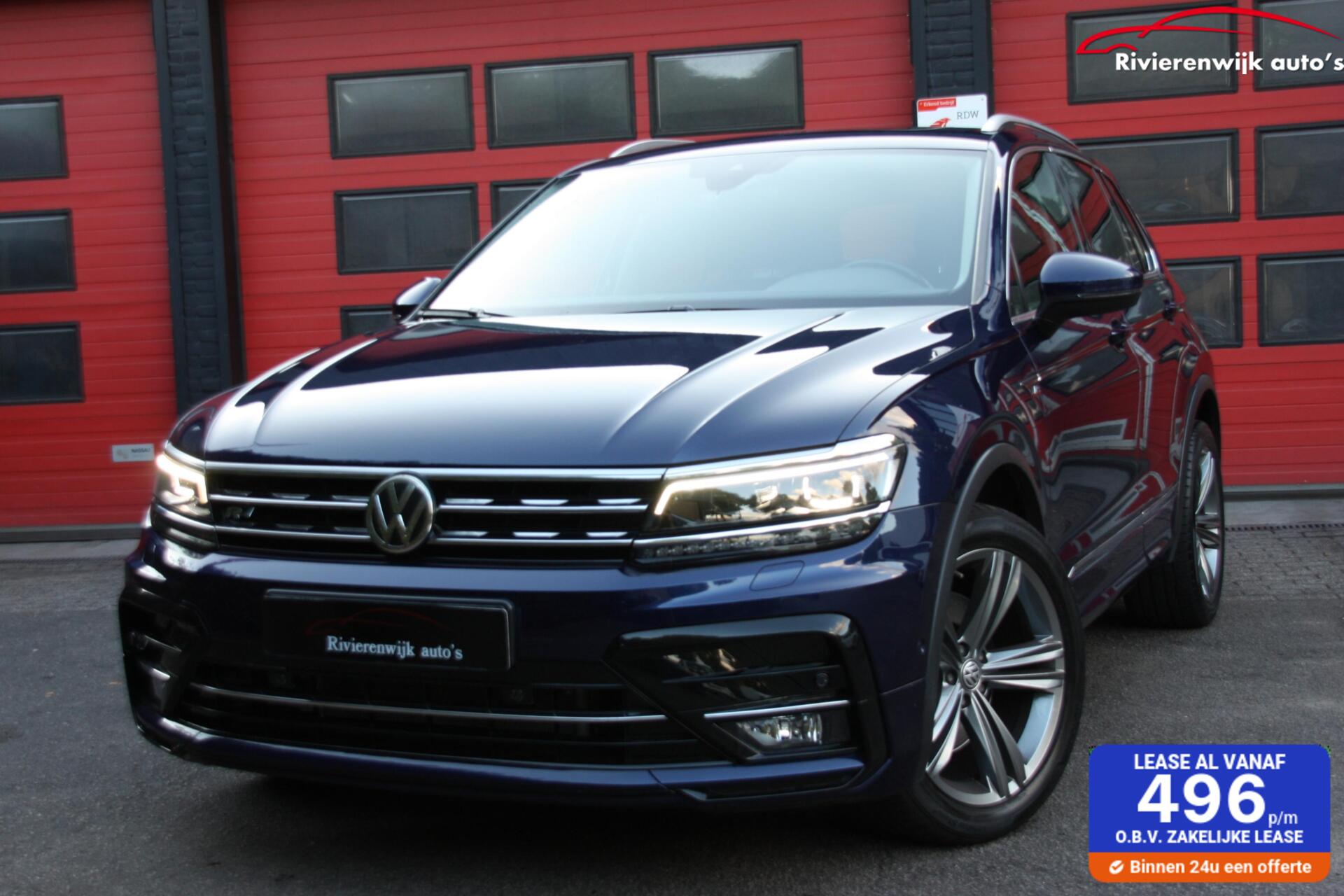 Volkswagen Tiguan 2.0 TSI 4Motion Highline R-Line Pano Voll 2018 - voorkant